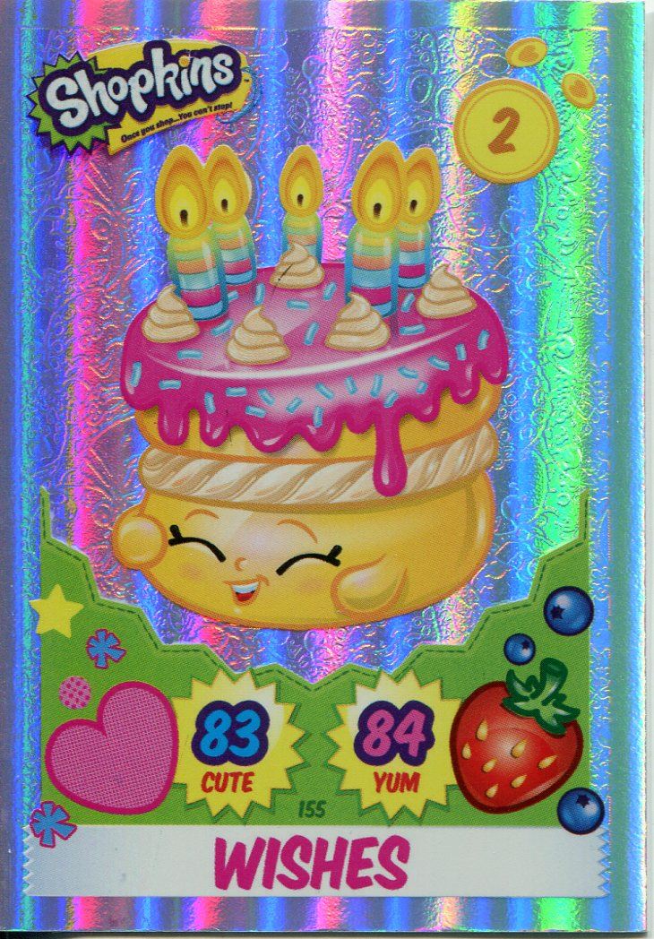 Topps Shopkins Series 1-4 Trading Cards Base Card #68 Ice Cream Dream