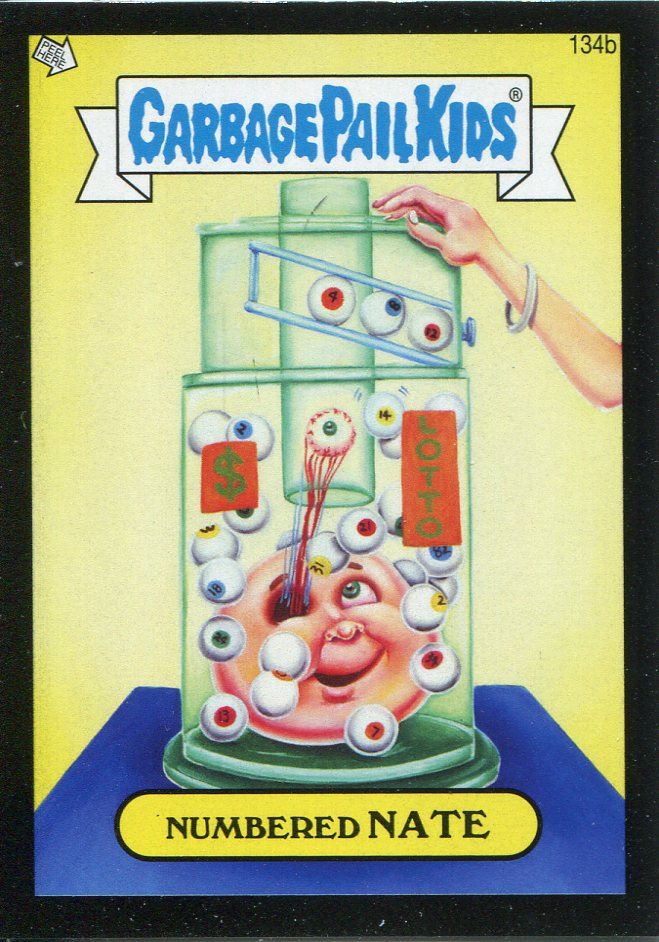 Garbage Pail Kids Mini Cards 2013 Base Card 134a Lucky LUKE