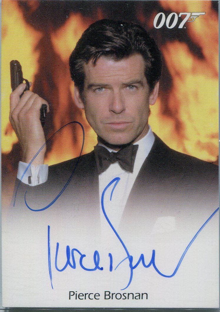 JAMES BOND AUCTION IS FOR SINGLE CARD//S 2016 CLASSICS AUTOGRAPH CARDS