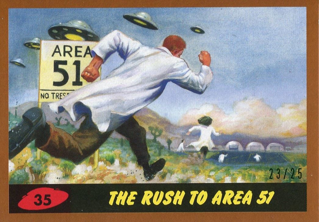 Mars Attacks The Revenge Bronze Base Card #55 Checklist 25