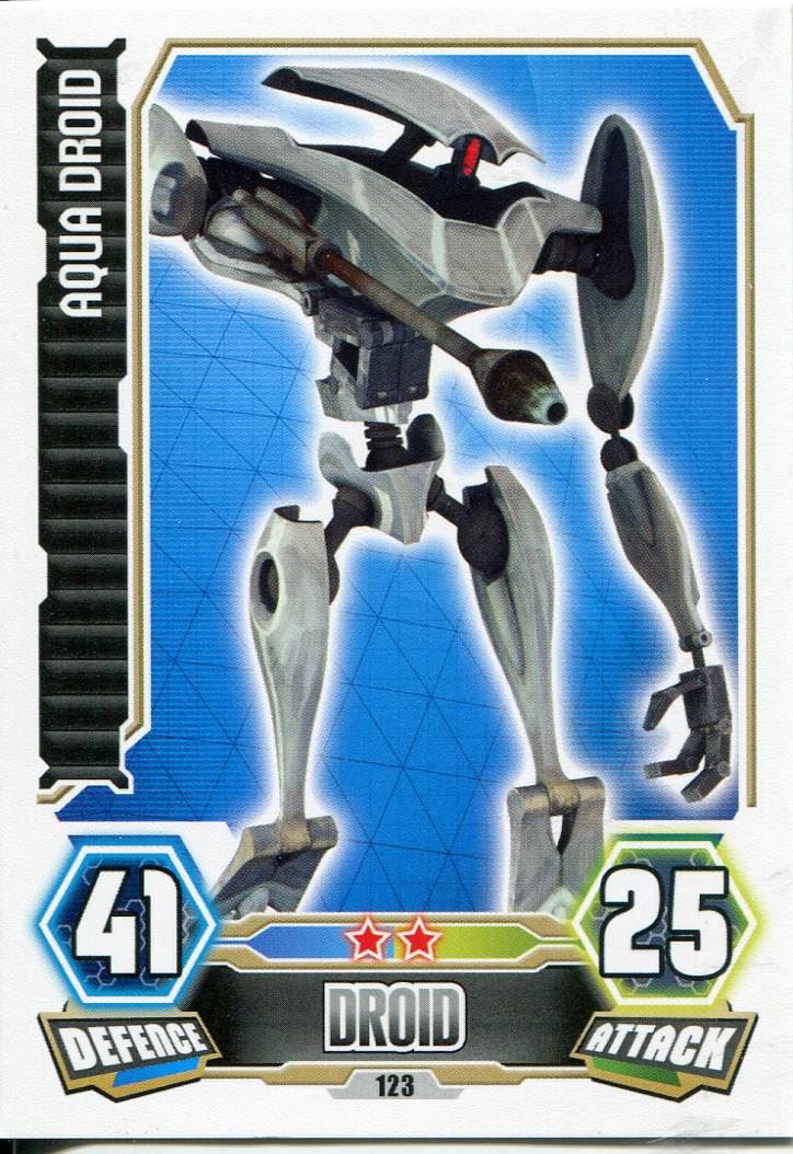 Aqua Droid #123 Force Attax série 3