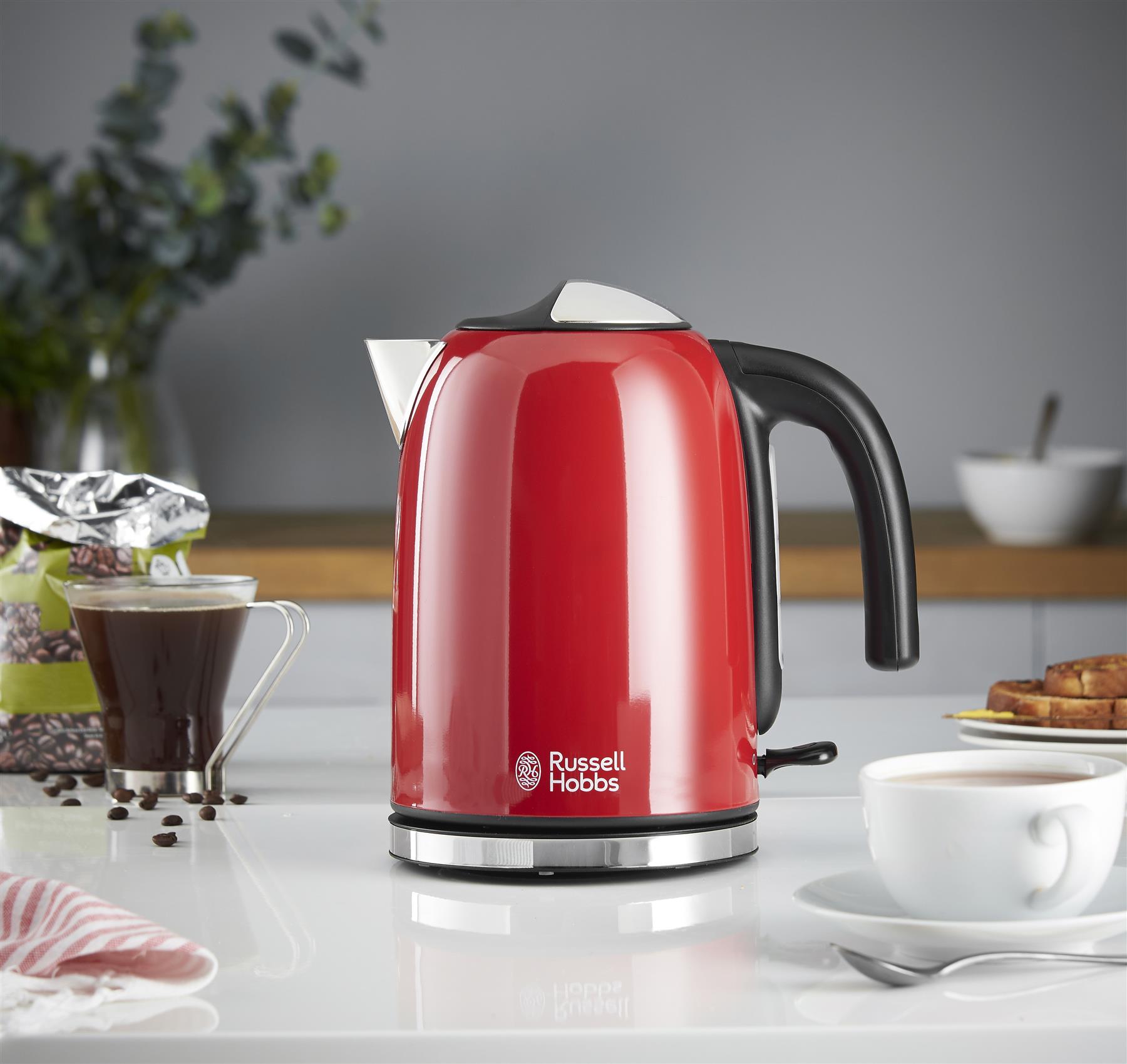 Russell Hobbs Kettle Stainless Steel, Open Handle, 1.7L - 4 Colour Options - Picture 48 of 58
