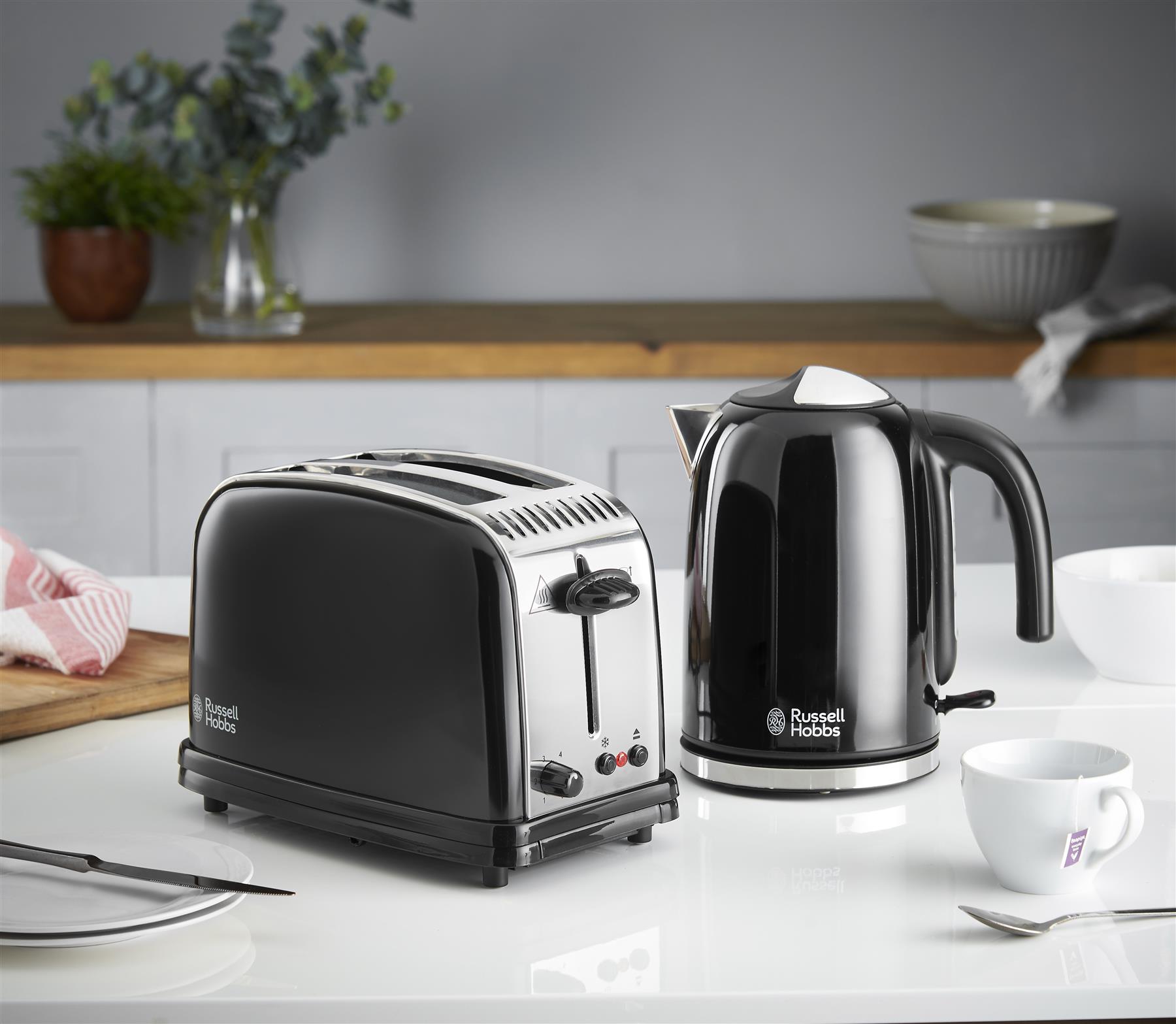 Russell Hobbs Kettle Stainless Steel, Open Handle, 1.7L - 4 Colour Options - Picture 14 of 58
