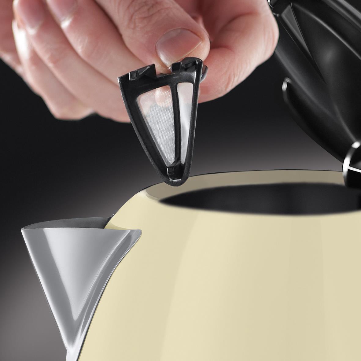 Russell Hobbs Kettle Stainless Steel, Open Handle, 1.7L - 4 Colour Options - Picture 29 of 58