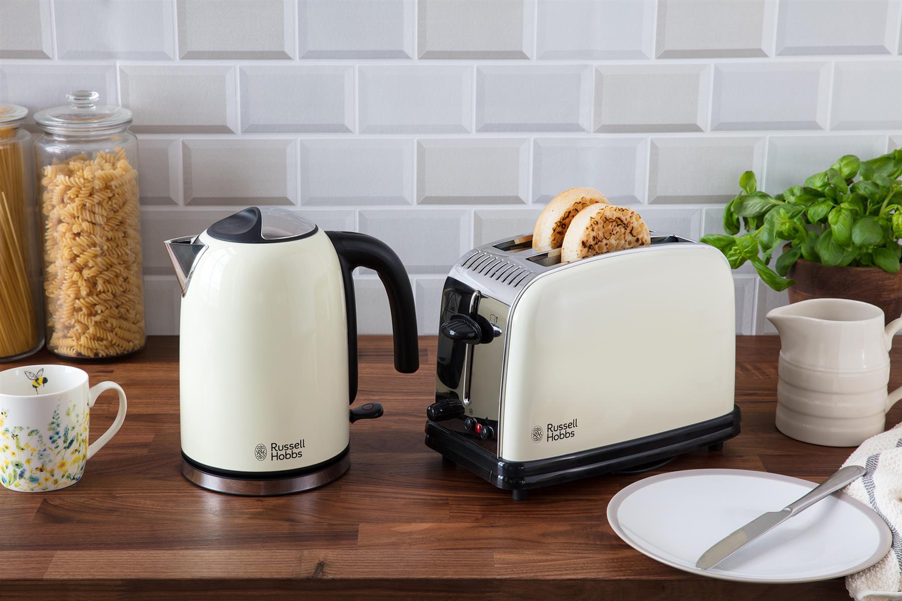Russell Hobbs Kettle Stainless Steel, Open Handle, 1.7L - 4 Colour Options - Picture 25 of 58