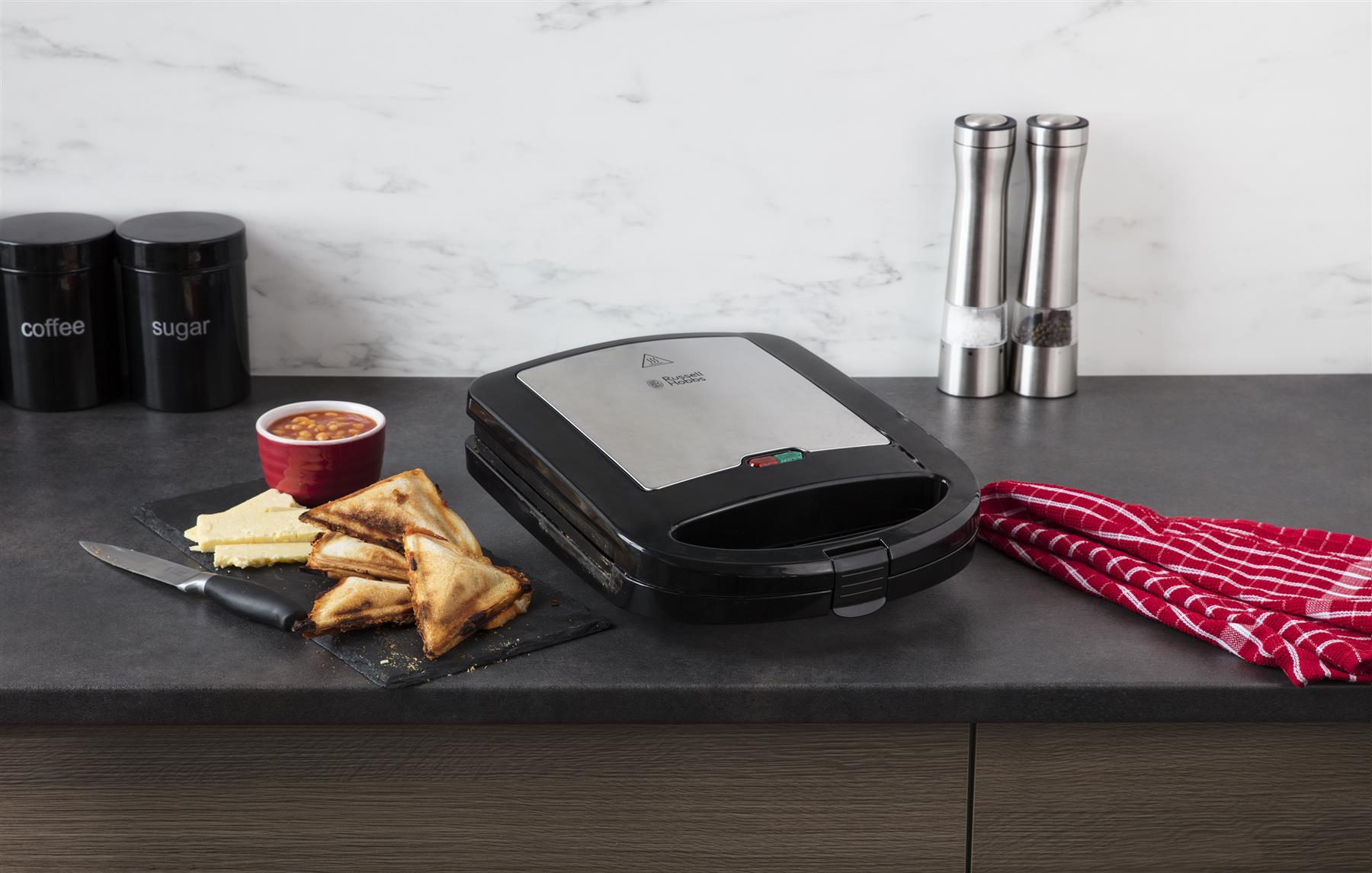 Russell Hobbs 4 Slice Deep Fill NonStick Sandwich Toaster, 24550 eBay