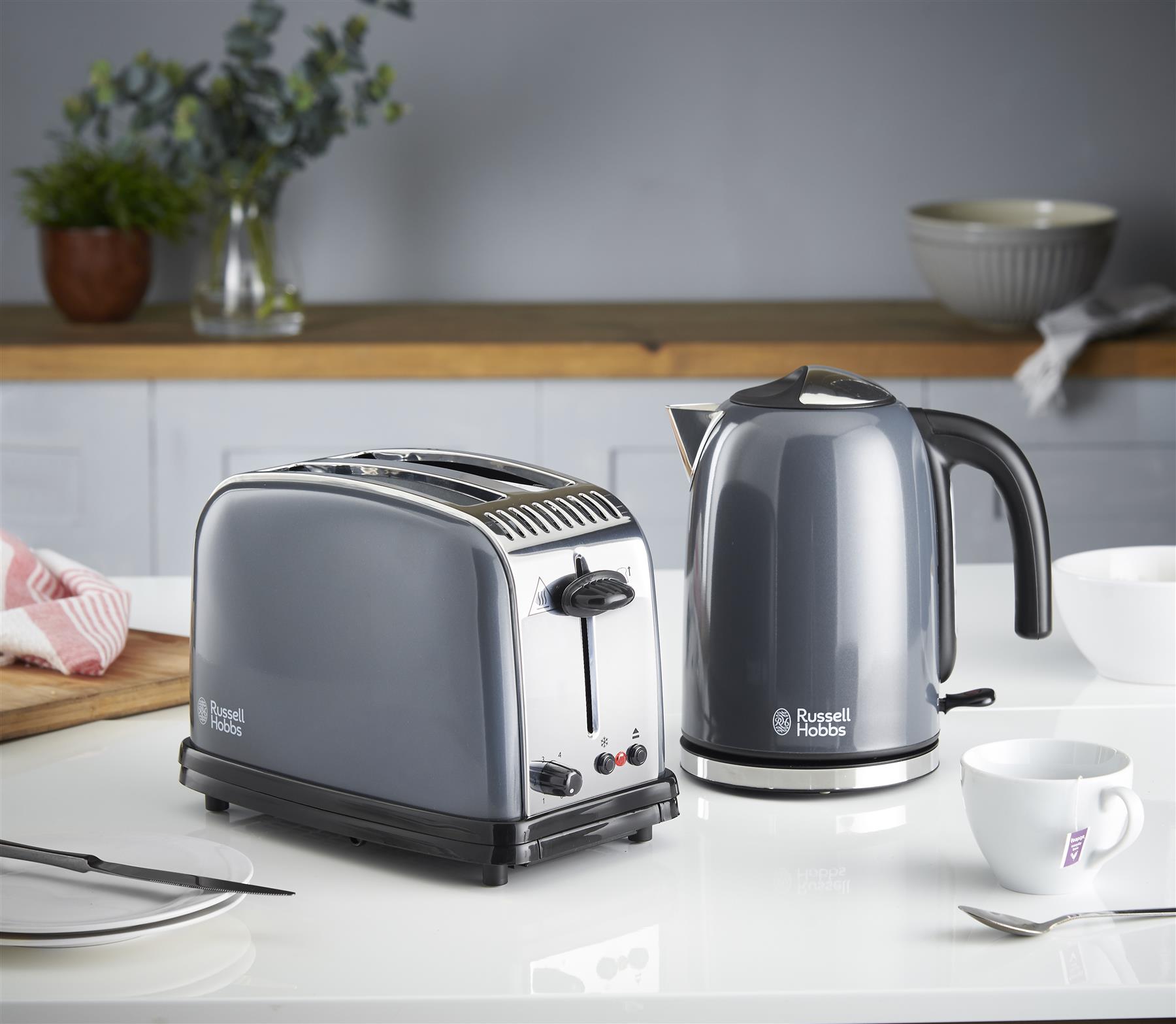 Russell Hobbs Kettle Stainless Steel, Open Handle, 1.7L - 4 Colour Options - Picture 37 of 58