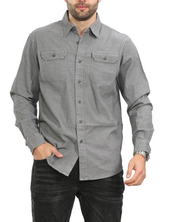 Mens Wrangler Stretch Denim Shirt 