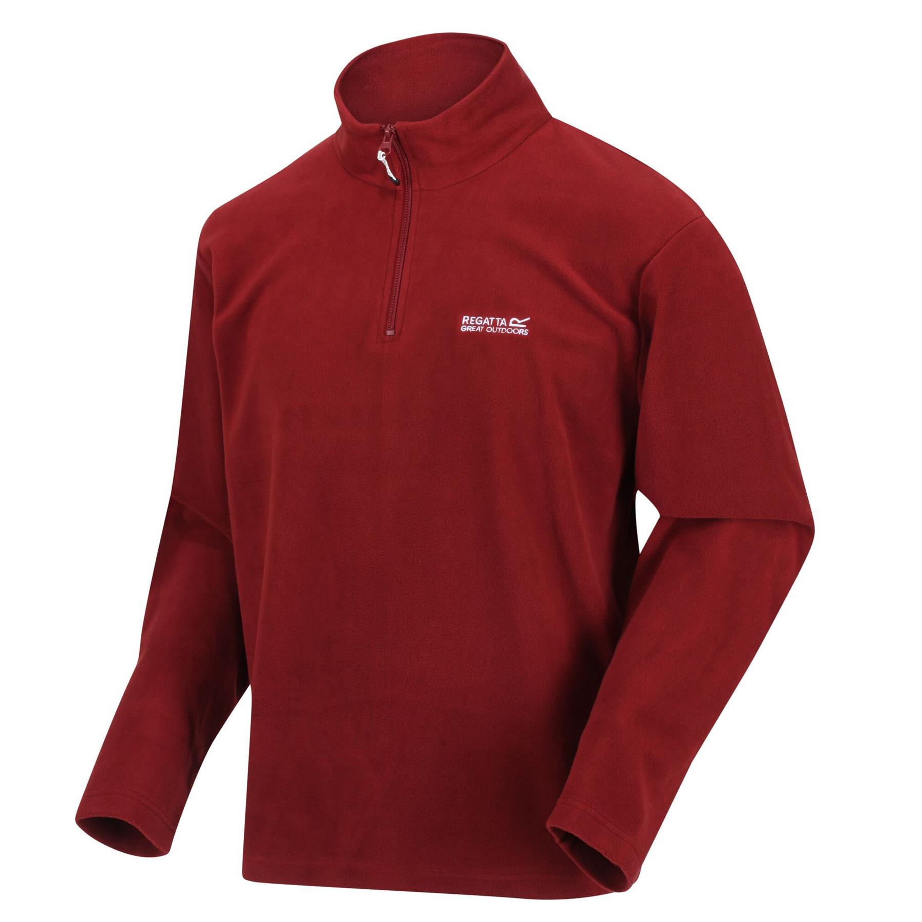 New Regatta Thompson Half Zip Anti Pill Mens Polar Fleece Jacket Warm Outdoor - Picture 14 of 27