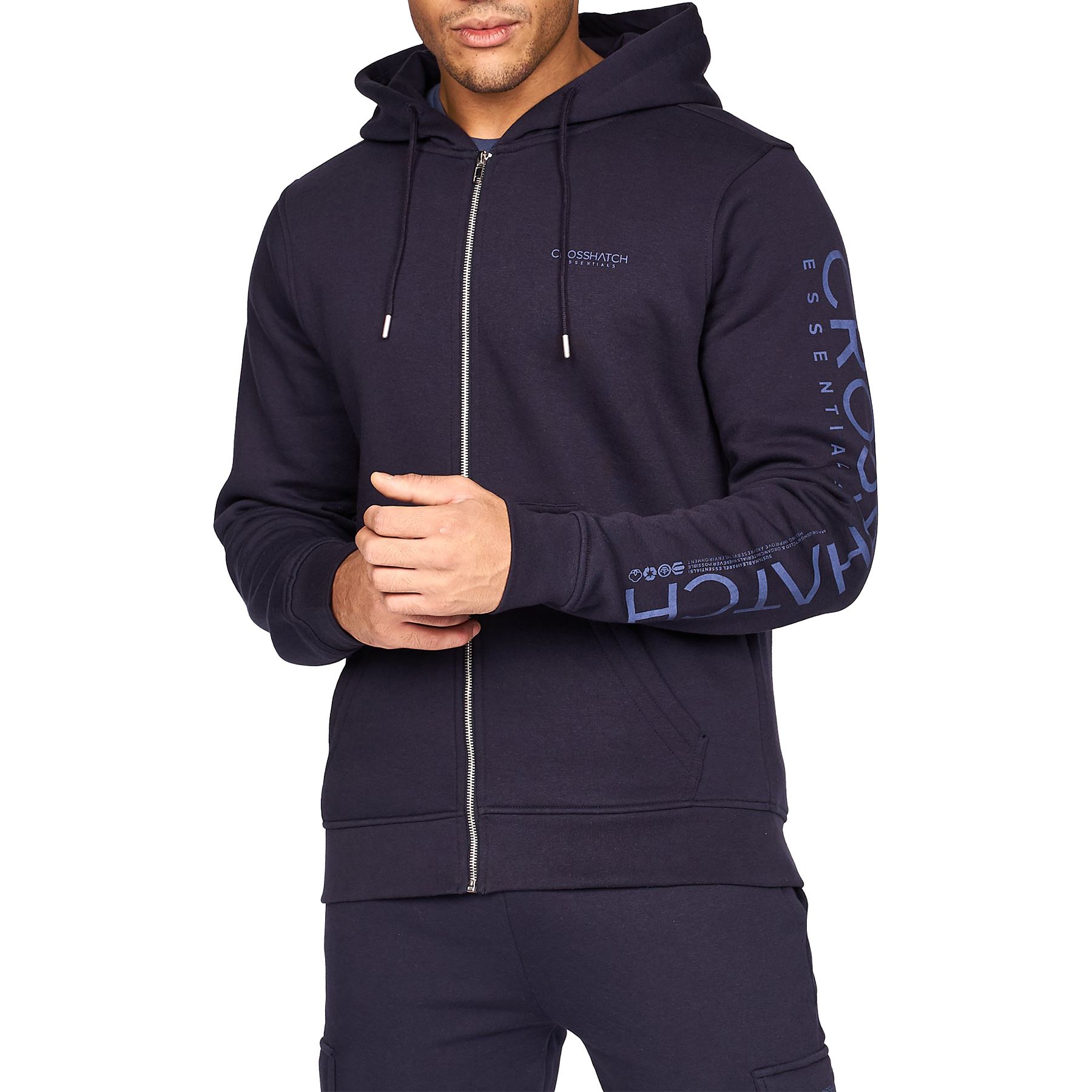 Crosshatch Contrast 'Phelps' Hoodie Details about Men's 2 Colours Crosshatch Contrast 'Phelps' Hoodie Details about Men's 2 Colours