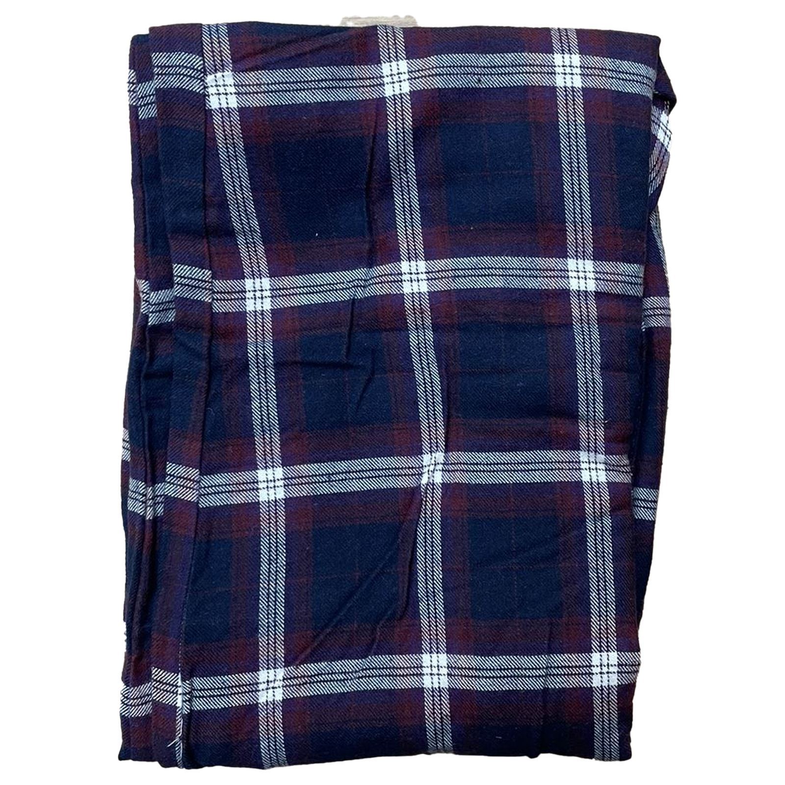 Ex-M&S Mens Soft Flannel Pyjama Bottoms PJ's Woven Check Lounge Pants Nightwear - Picture 12 of 12
