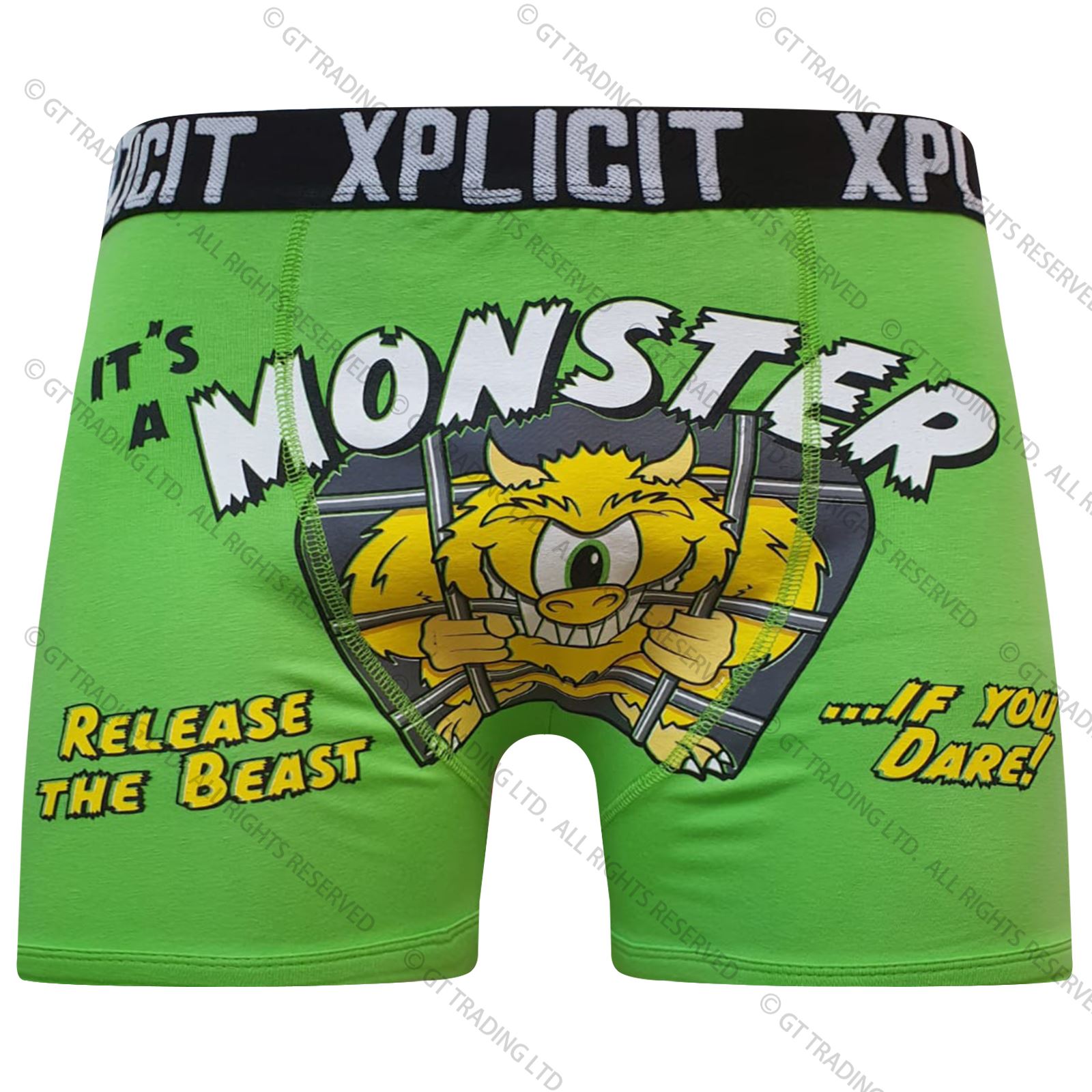 Xplicit Funny Rude Cartoon Print Boxer Shorts Men’s Novelty Trunks Underwear - Picture 9 of 19