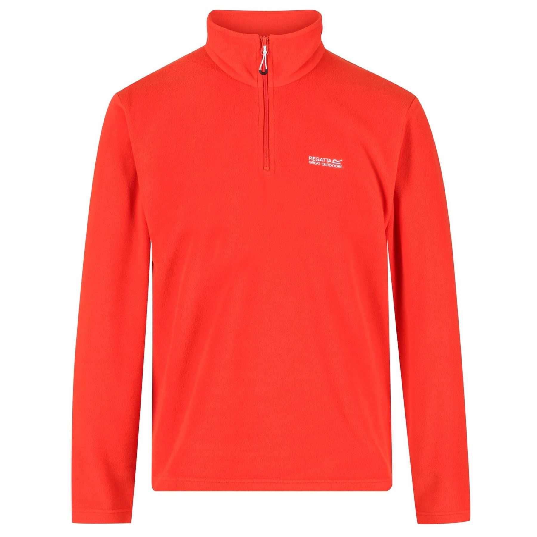 New Regatta Thompson Half Zip Anti Pill Mens Polar Fleece Jacket Warm Outdoor - Picture 8 of 27