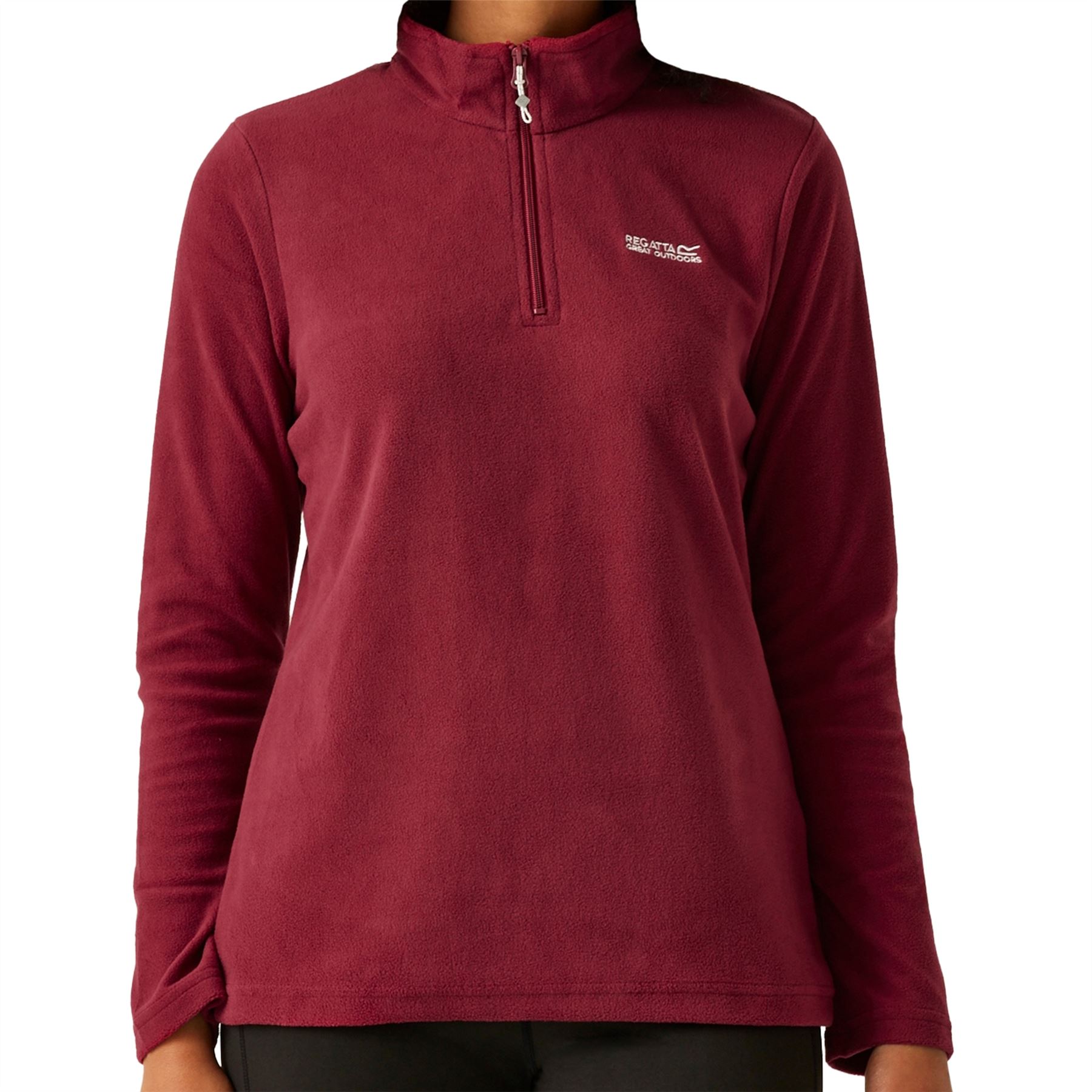 Womens Regatta Fleece Jacket Warm Winter Half Zip Micro Pullover Jumper - Picture 15 of 15