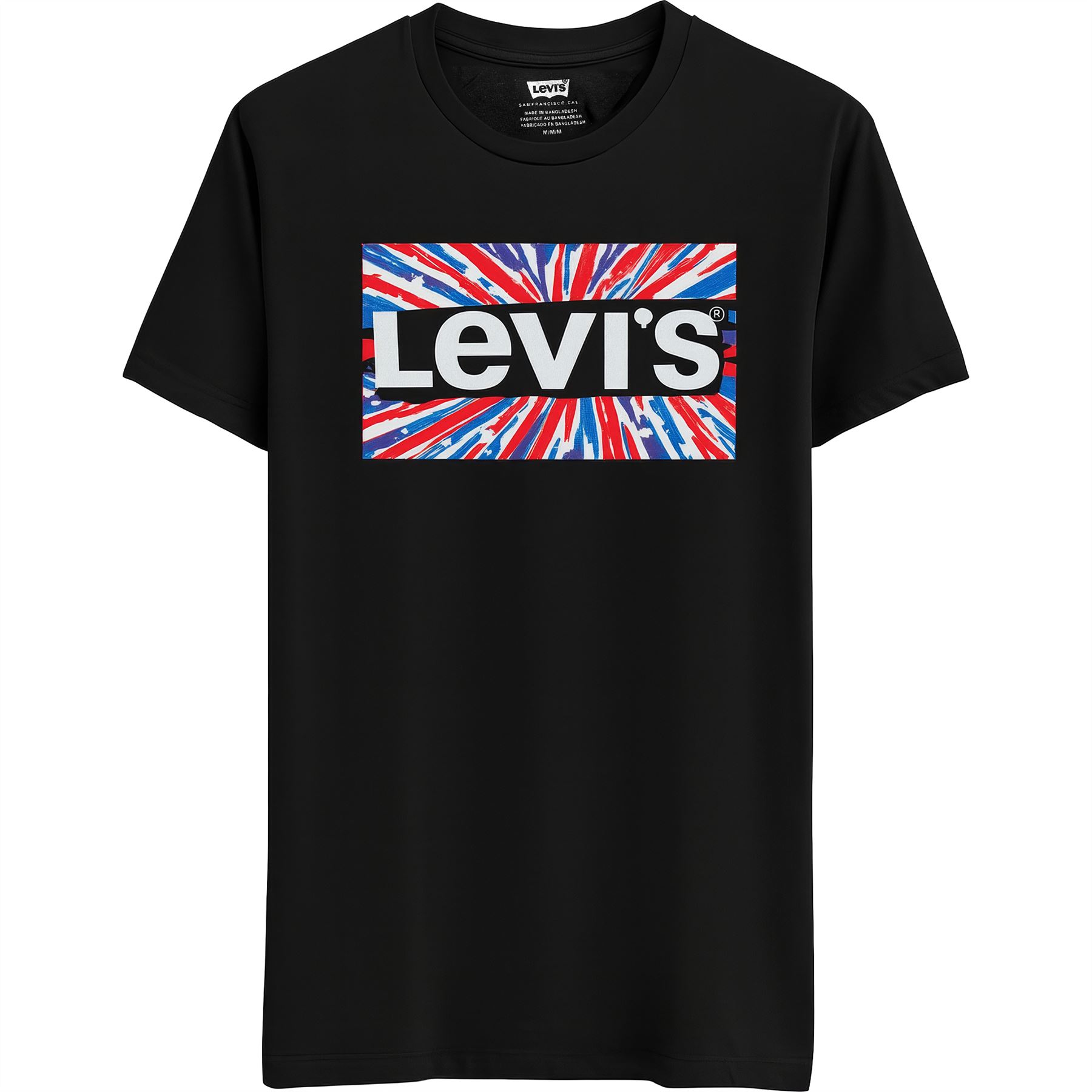 New Mens LEVIS T-Shirt Short Sleeve Shirt Crew Neck Casual Top Tee Size S-XL - Picture 2 of 6