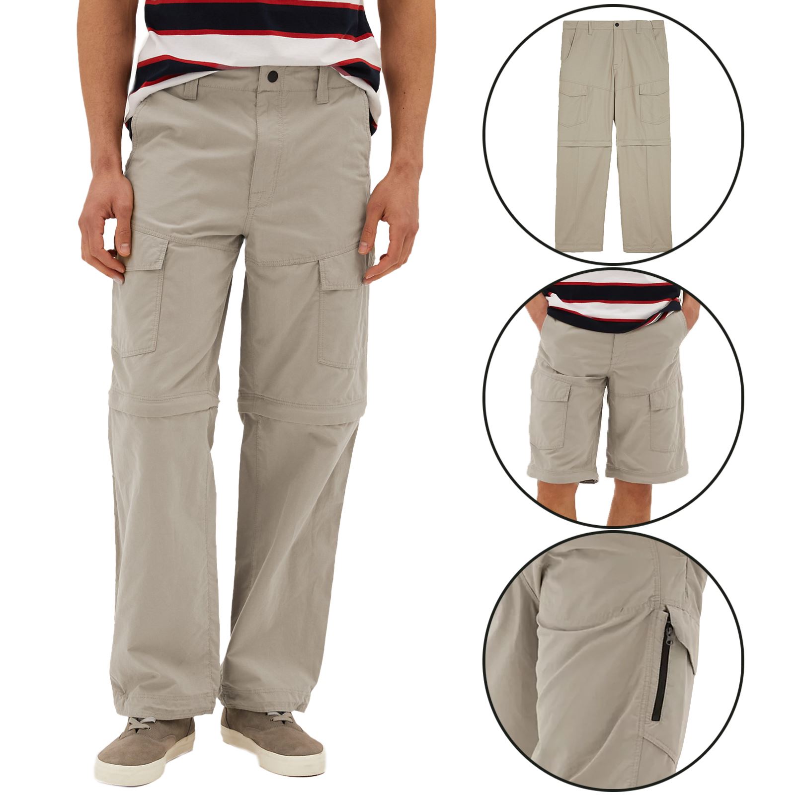 M\u0026S Mens Cargo Trekking Pants Water 