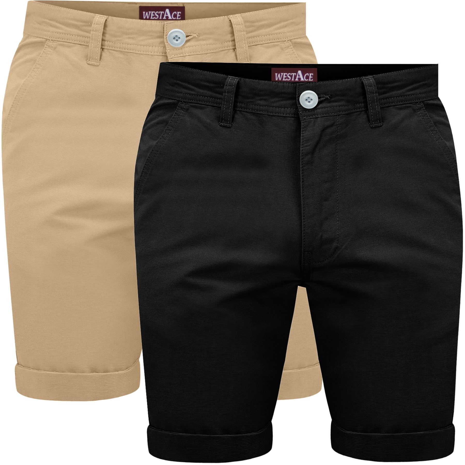 Nouveau Homme 2 Pack Short Chino Coton Multi Pack Demi Pantalon Casual Ensemble Cadeau Cargo Nouveau Homme 2 Pack Short Chino Coton Multi Pack Demi Pantalon Casual Ensemble Cadeau Cargo