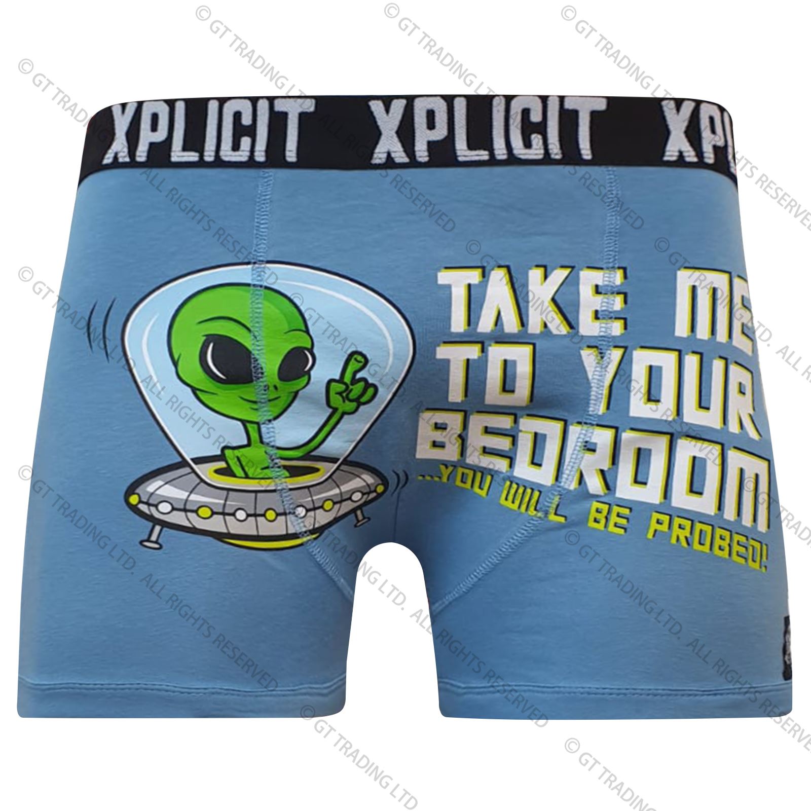 Xplicit Funny Rude Cartoon Print Boxer Shorts Men’s Novelty Trunks Underwear - Picture 12 of 19