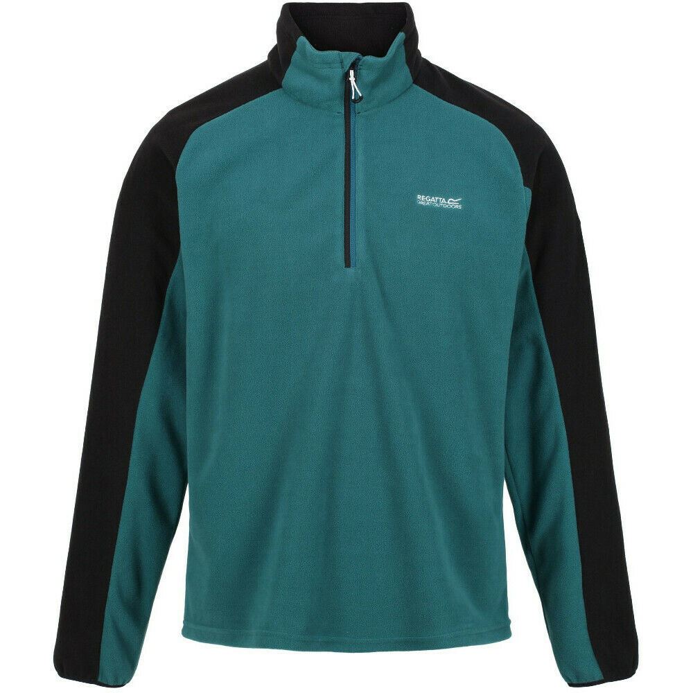 Regatta Mens Montes Fleece Jacket Half Zip Up Lightweight Micro Jumper Pullover - Picture 20 of 24