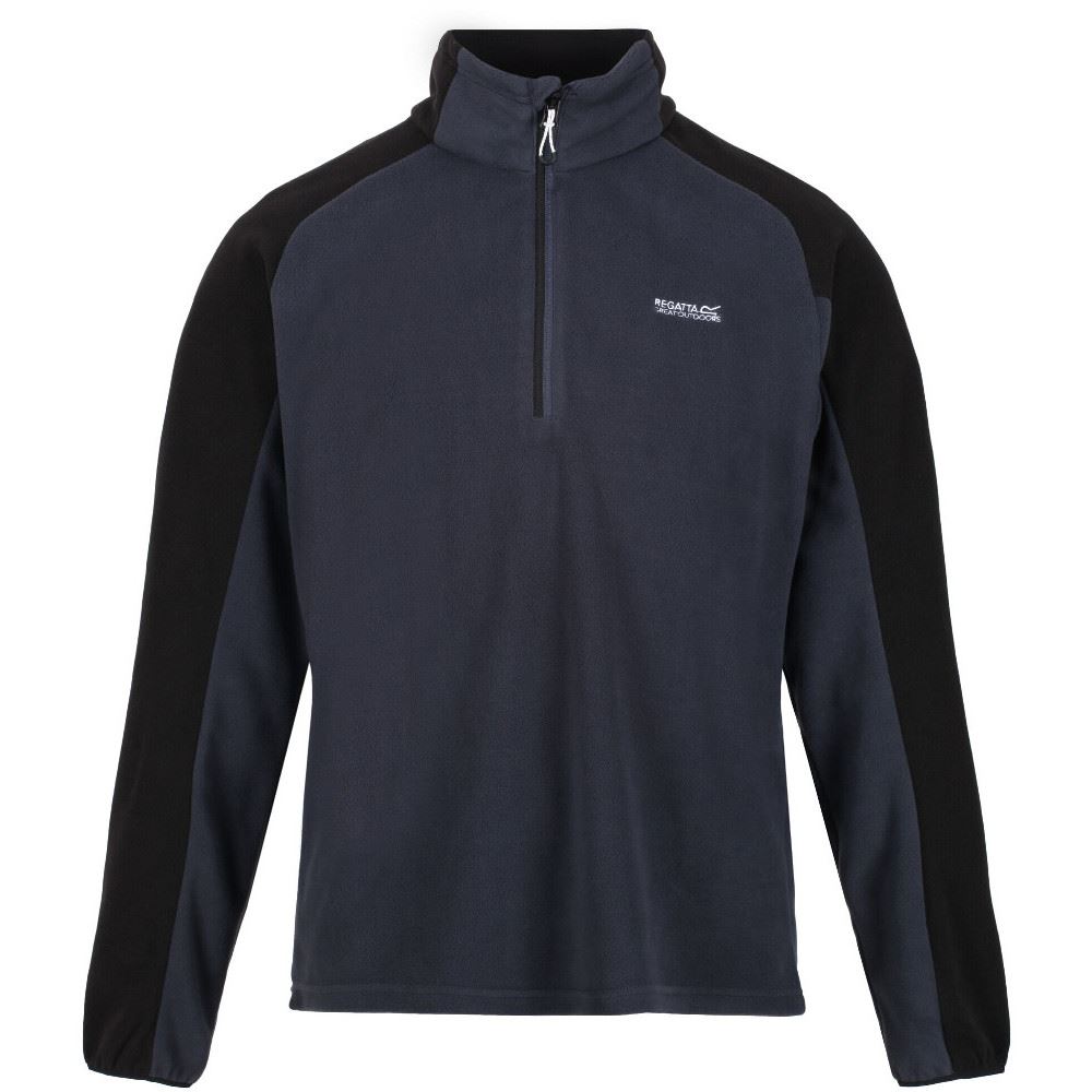 Regatta Mens Montes Fleece Jacket Half Zip Up Lightweight Micro Jumper Pullover - Picture 18 of 24