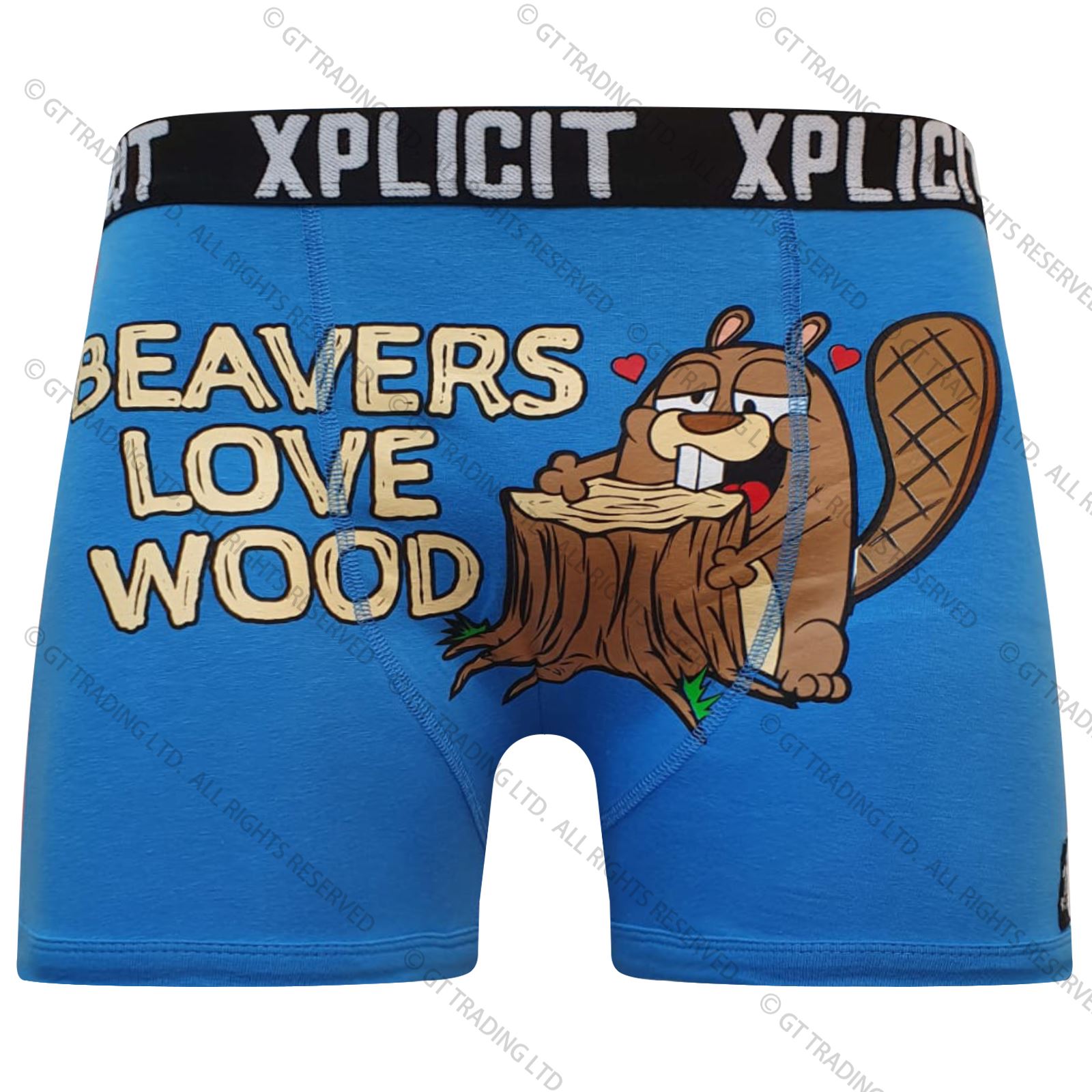 Xplicit Funny Rude Cartoon Print Boxer Shorts Men’s Novelty Trunks Underwear - Picture 4 of 19