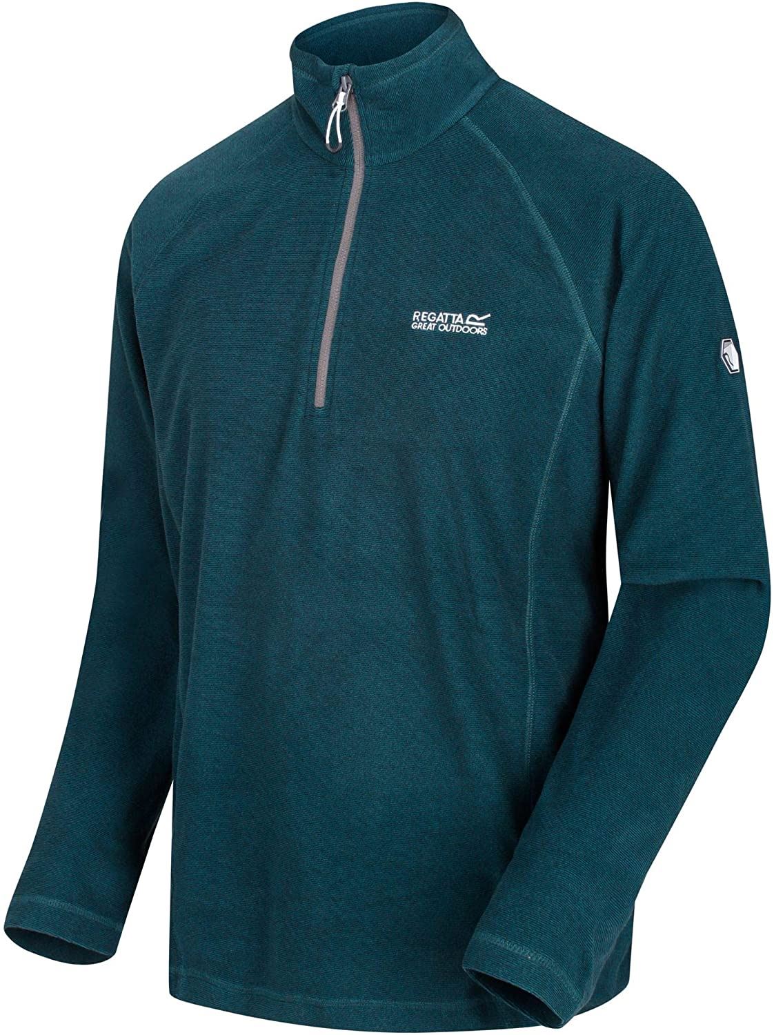 New Regatta Montes Mens Lightweight Half Zip Microfleece Fleece Jacket