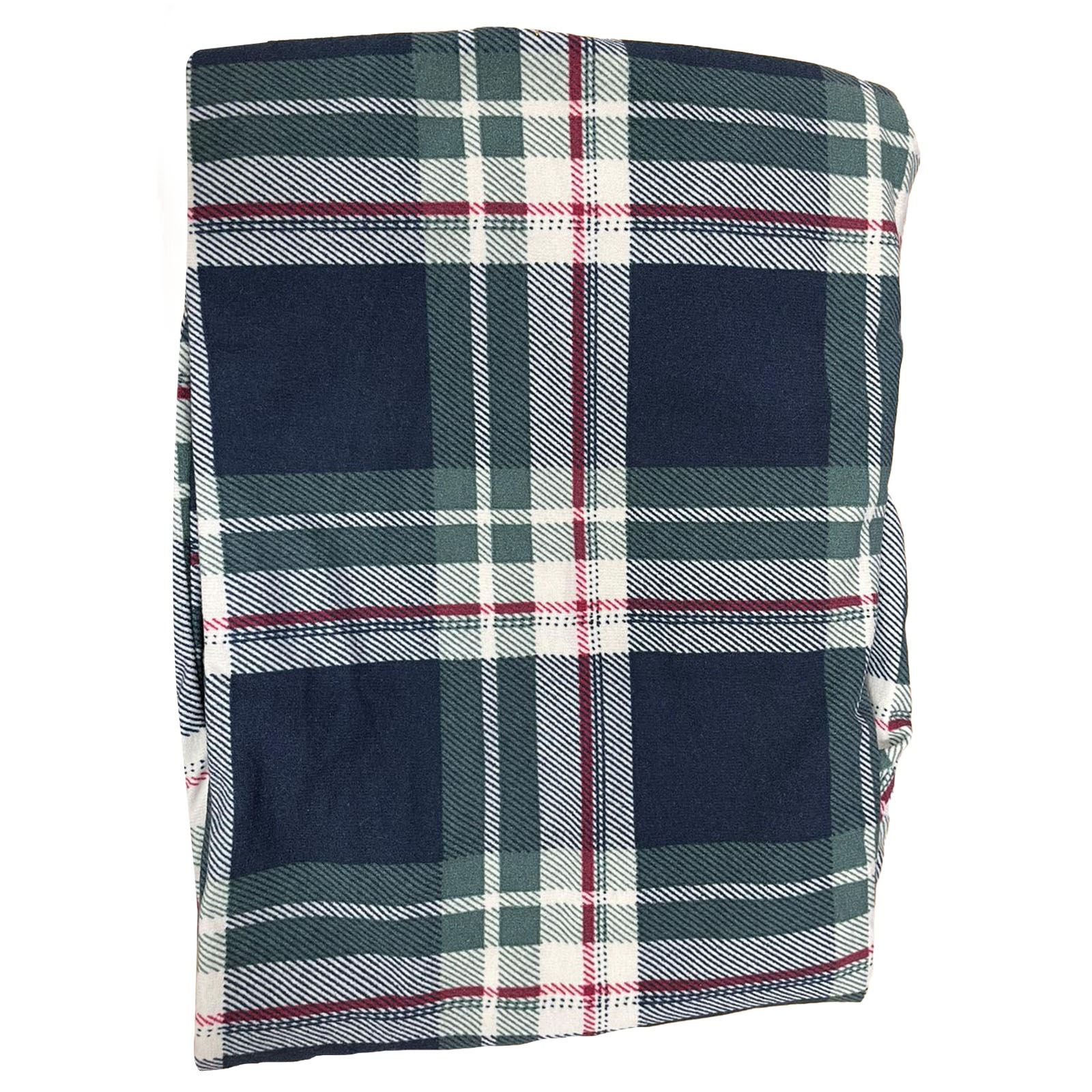 Mens M&S Checked 100% Brushed Cotton Woven Pyjama Bottoms Flannel PJ's Trousers - Picture 22 of 26