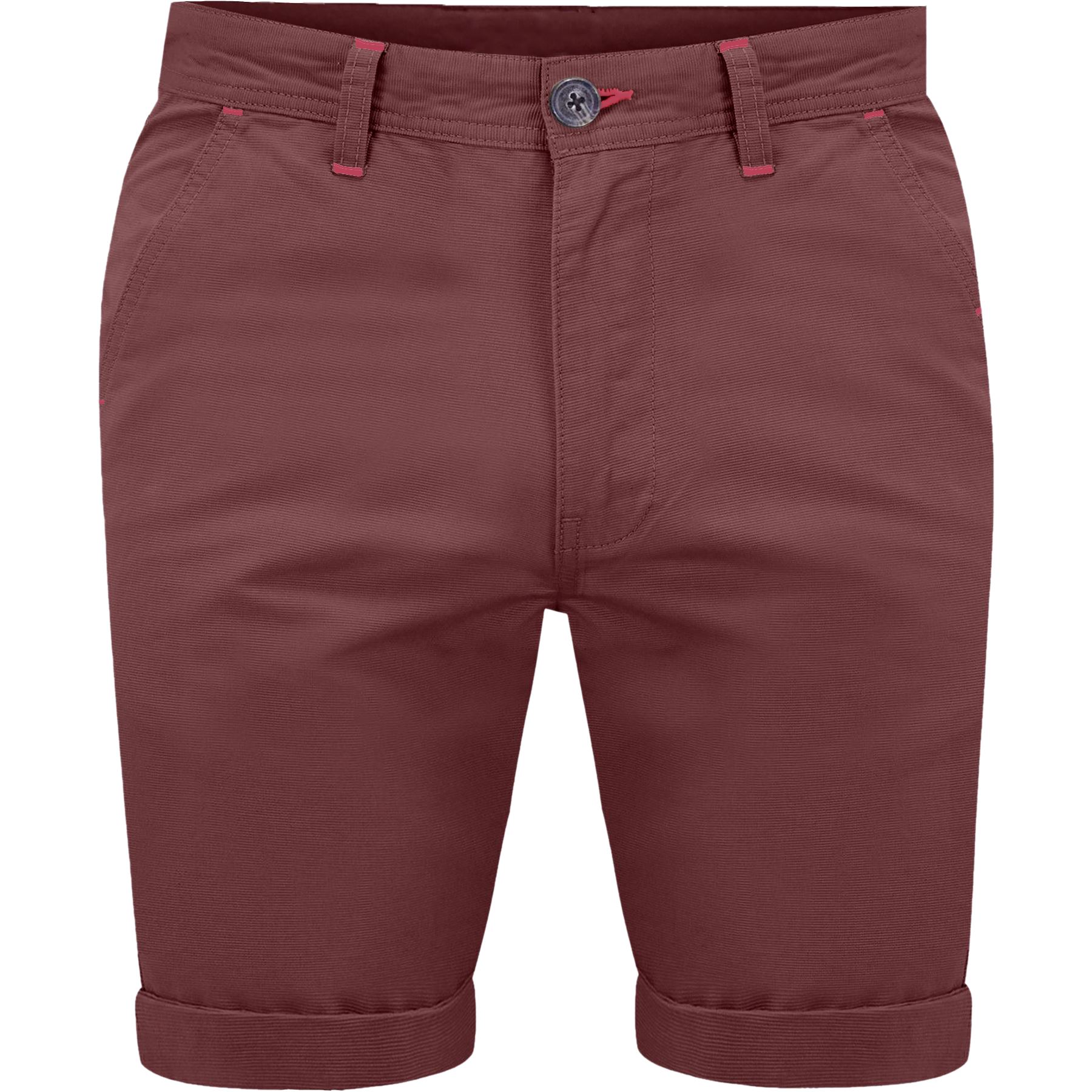 Mens Chino Shorts Casual Slim Fit Stretch Classic Relaxed Golf Summer Half Pant - Picture 30 of 30