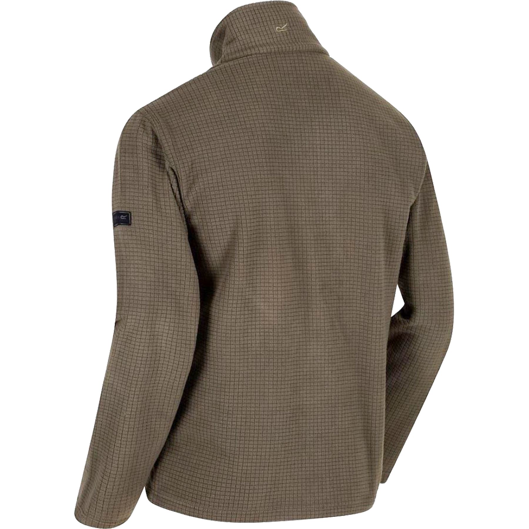 S TO 4XL RG134 REGATTA ZIP NECK LONG SLEEVE MICRO FLEECE TOP