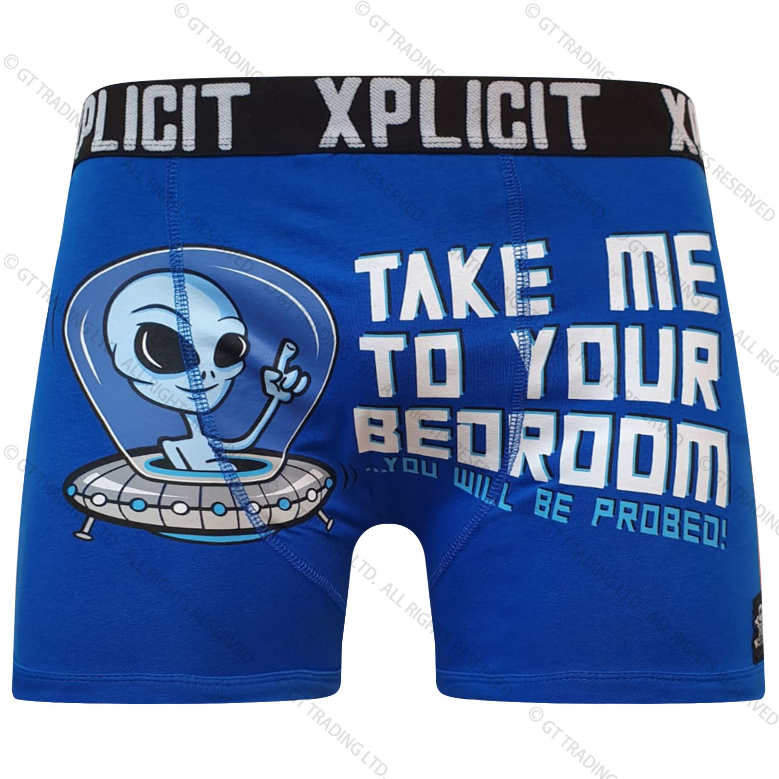 Xplicit Funny Rude Cartoon Print Boxer Shorts Men’s Novelty Trunks Underwear - Picture 11 of 19