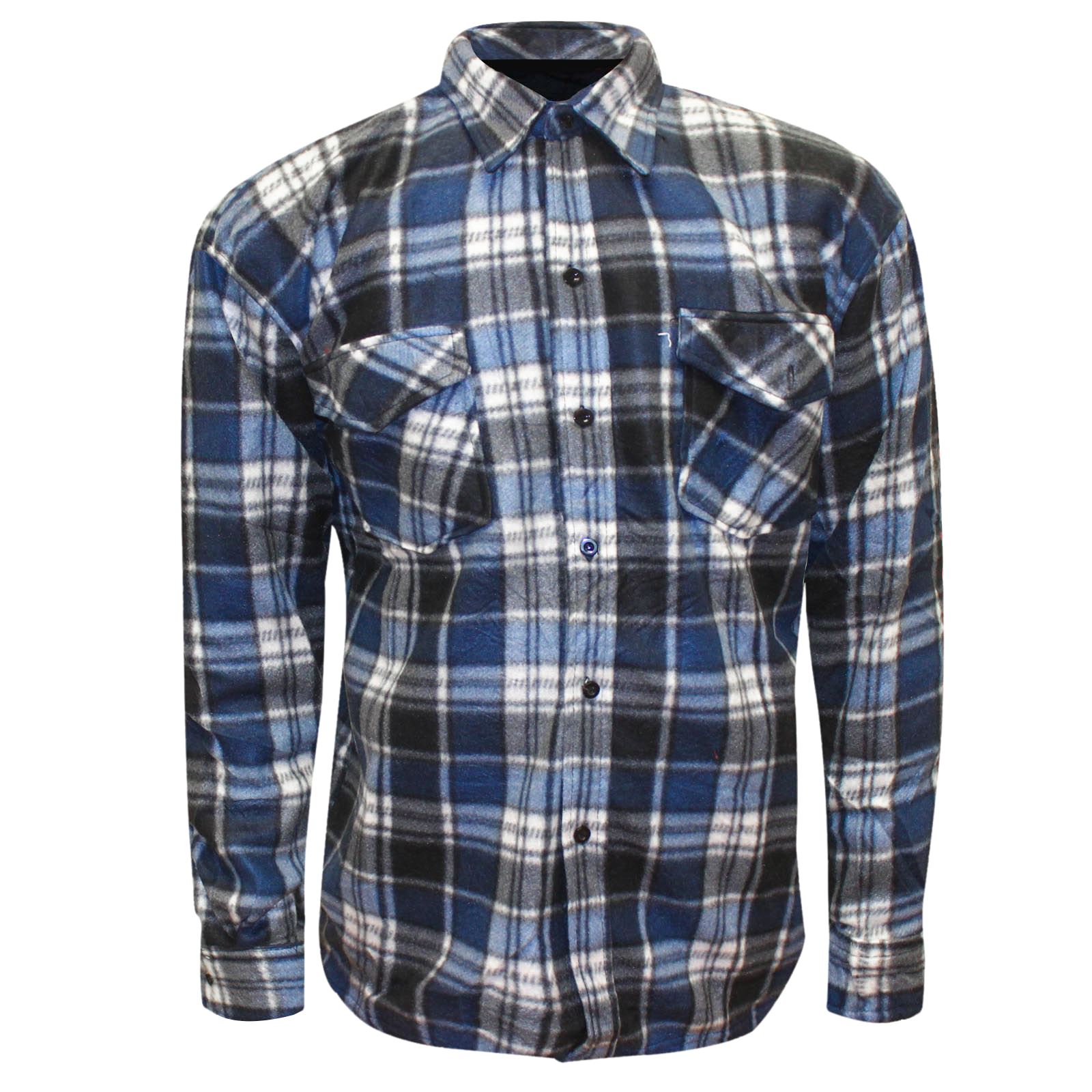 MENS BRUSHED FLEECE THERMAL LUMBERJACK 