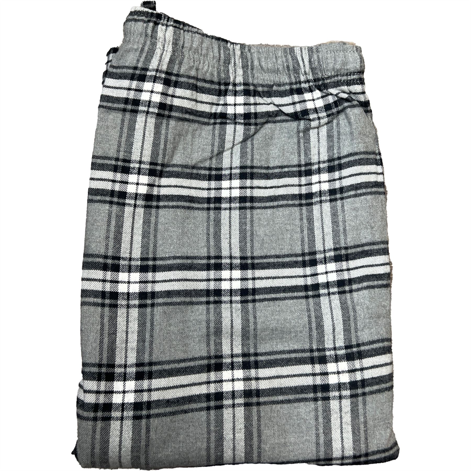 Ex-M&S Mens Soft Flannel Pyjama Bottoms PJ's Woven Check Lounge Pants Nightwear - Picture 8 of 12