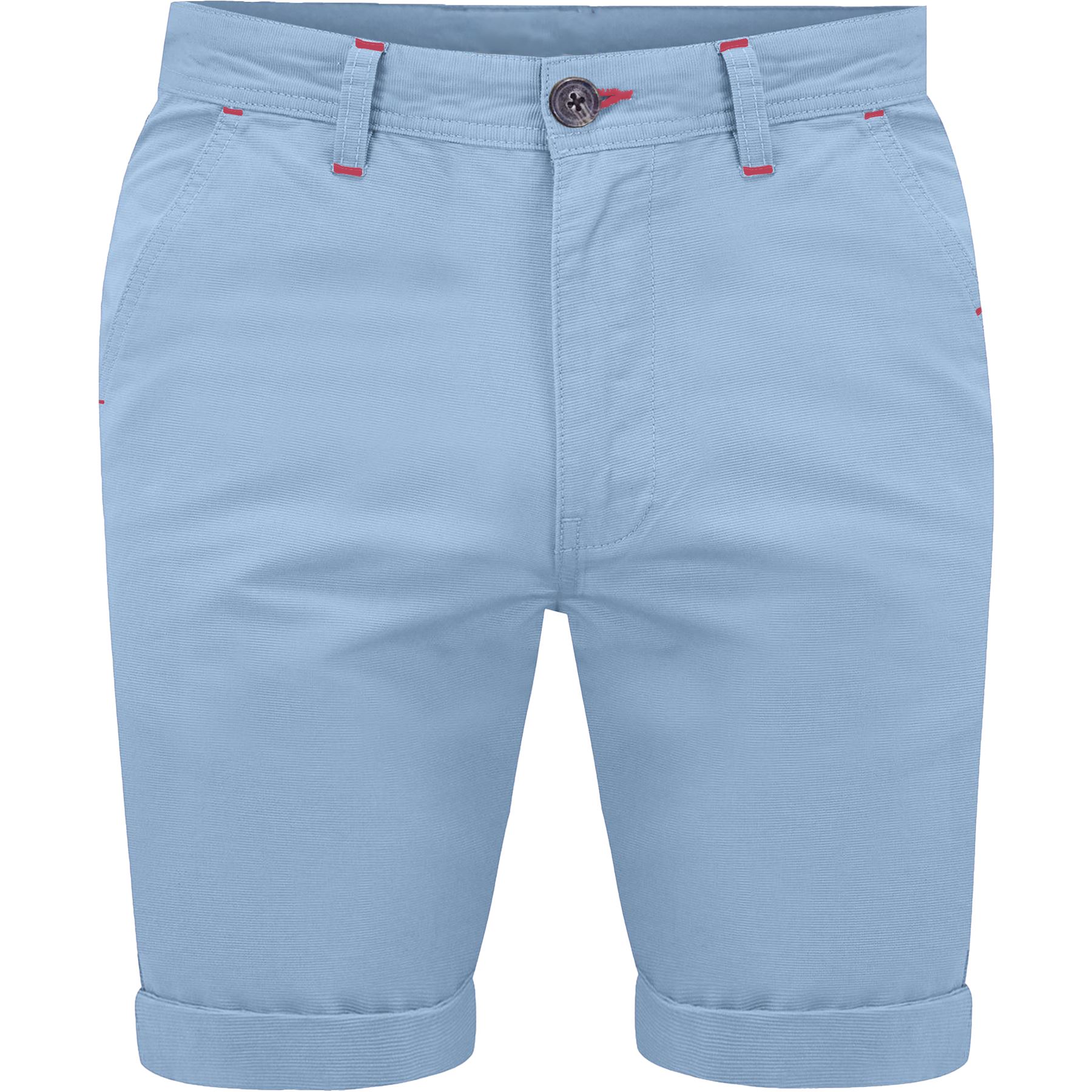 Mens Chino Shorts Casual Slim Fit Stretch Classic Relaxed Golf Summer Half Pant - Picture 6 of 30