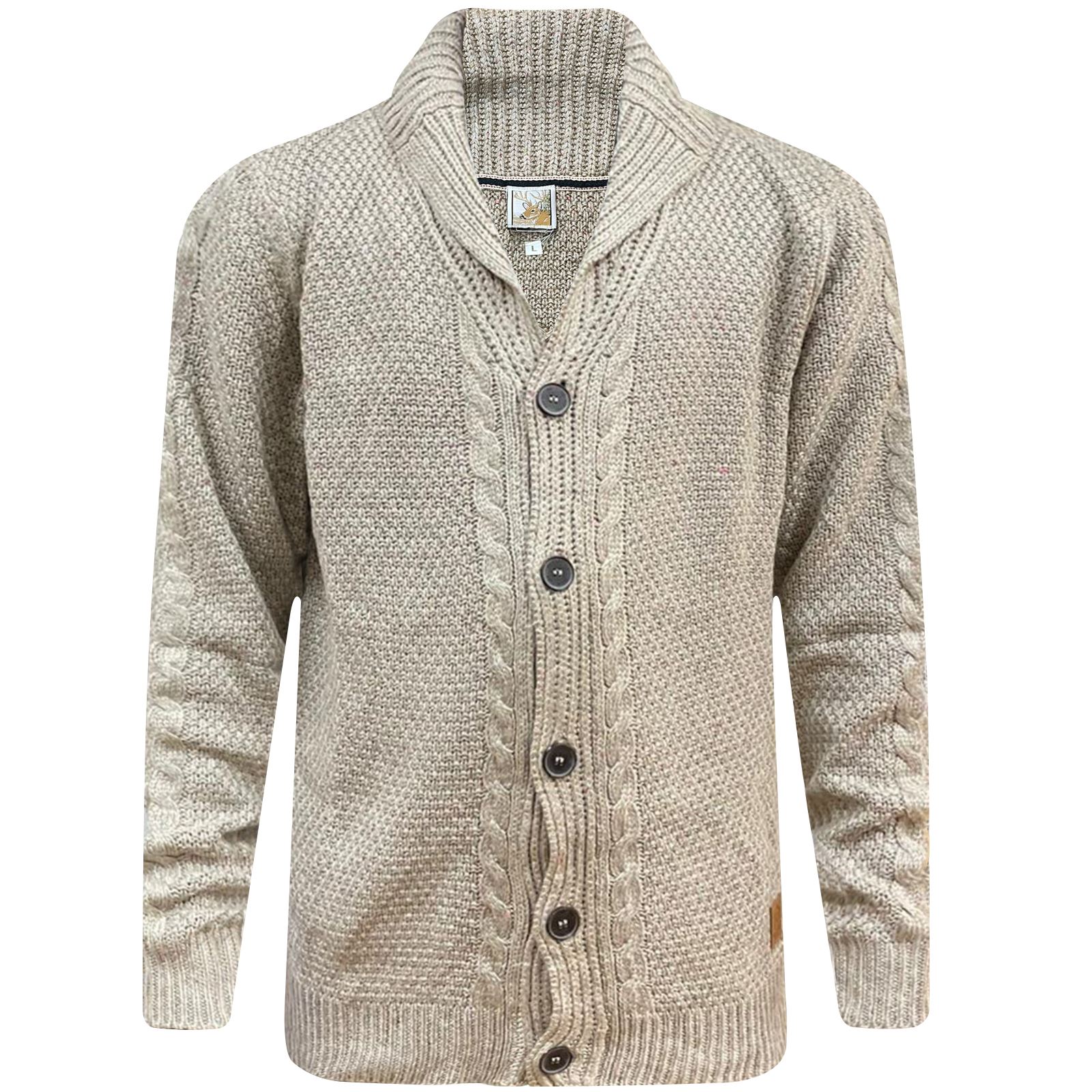 mens toggle button sweater