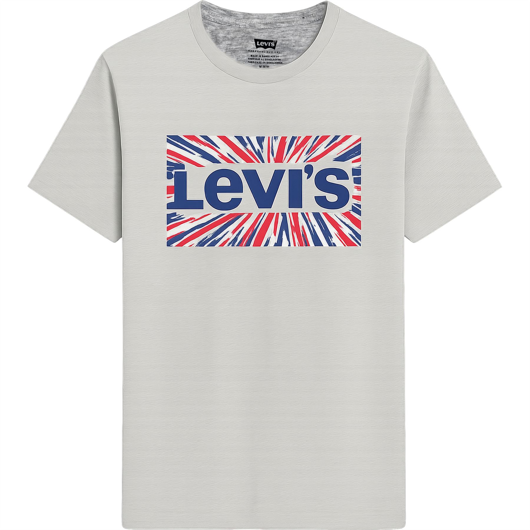 New Mens LEVIS T-Shirt Short Sleeve Shirt Crew Neck Casual Top Tee Size S-XL - Picture 4 of 6
