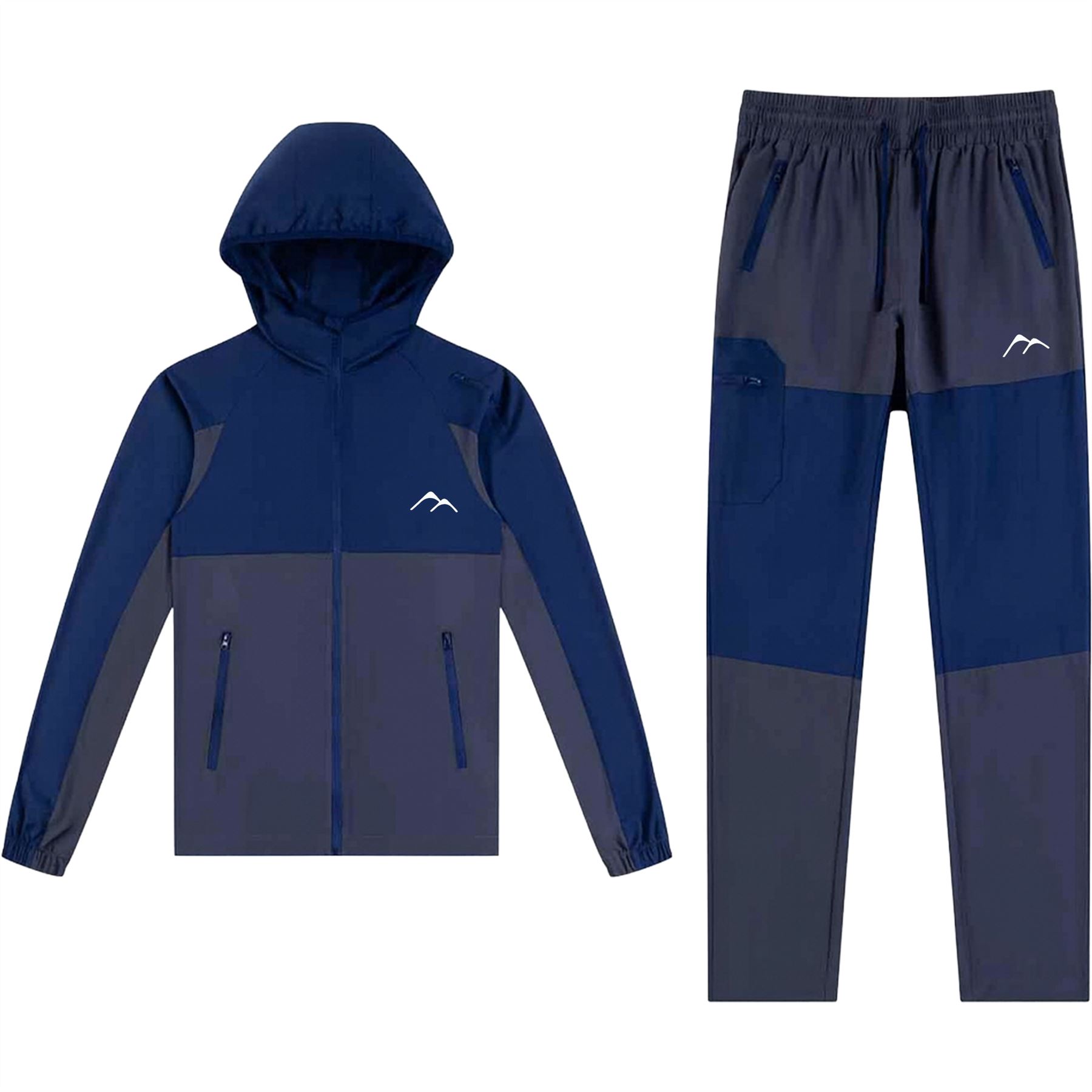 Mens ALPS ATG Hooded Tracksuit 4 Way Stretch Lightweight Breathable Gym Fitness