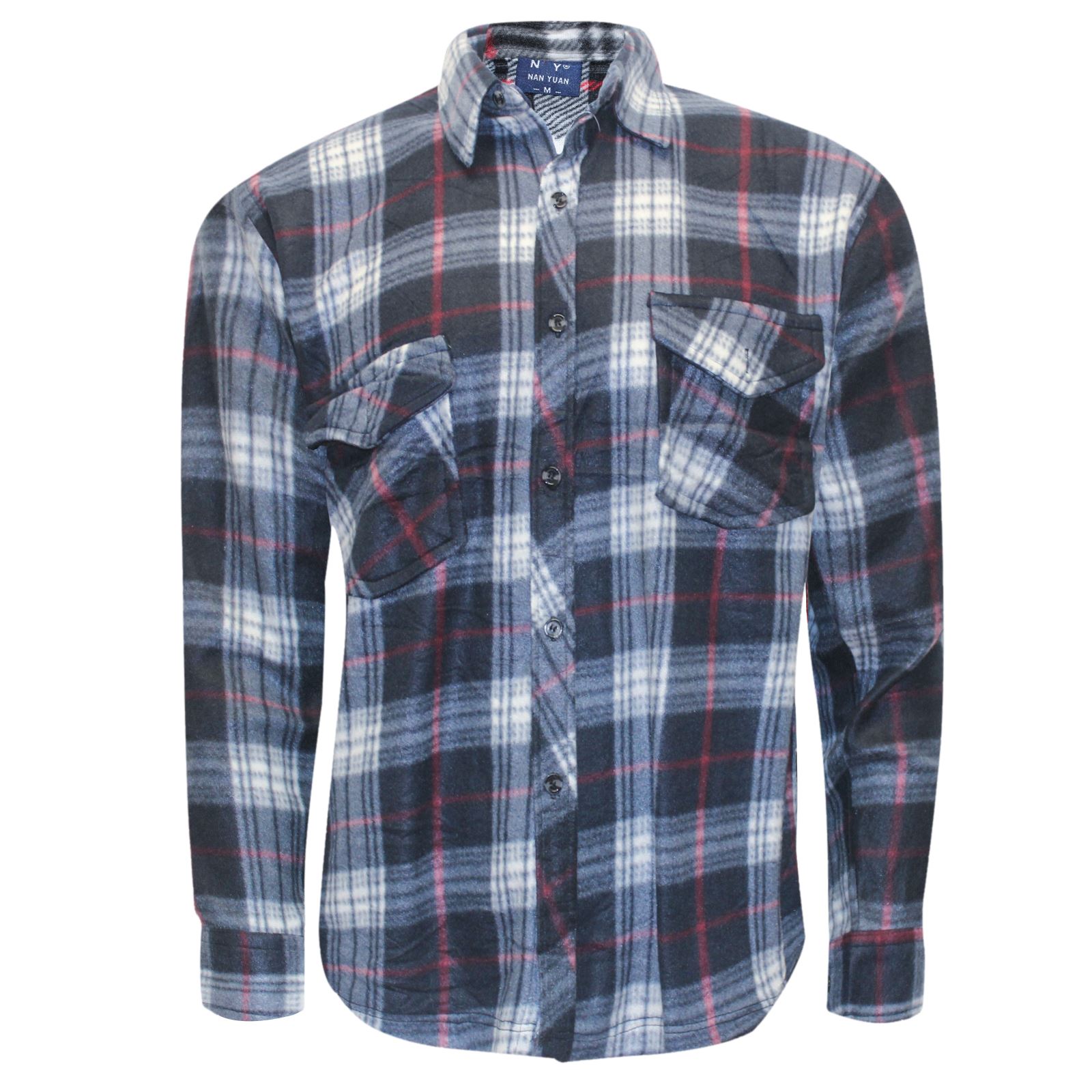 MENS BRUSHED FLEECE THERMAL LUMBERJACK 