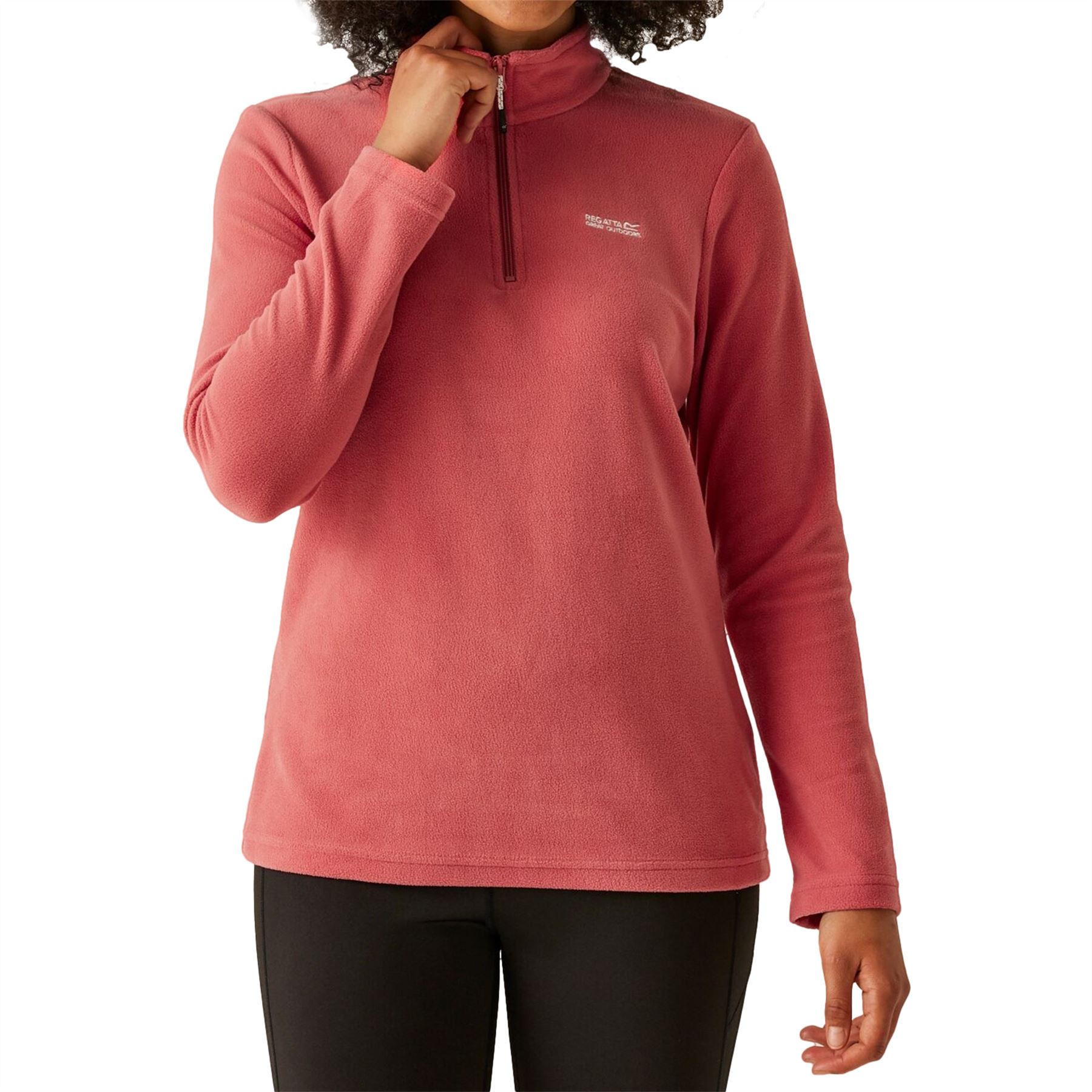 Womens Regatta Fleece Jacket Warm Winter Half Zip Micro Pullover Jumper - Picture 13 of 15