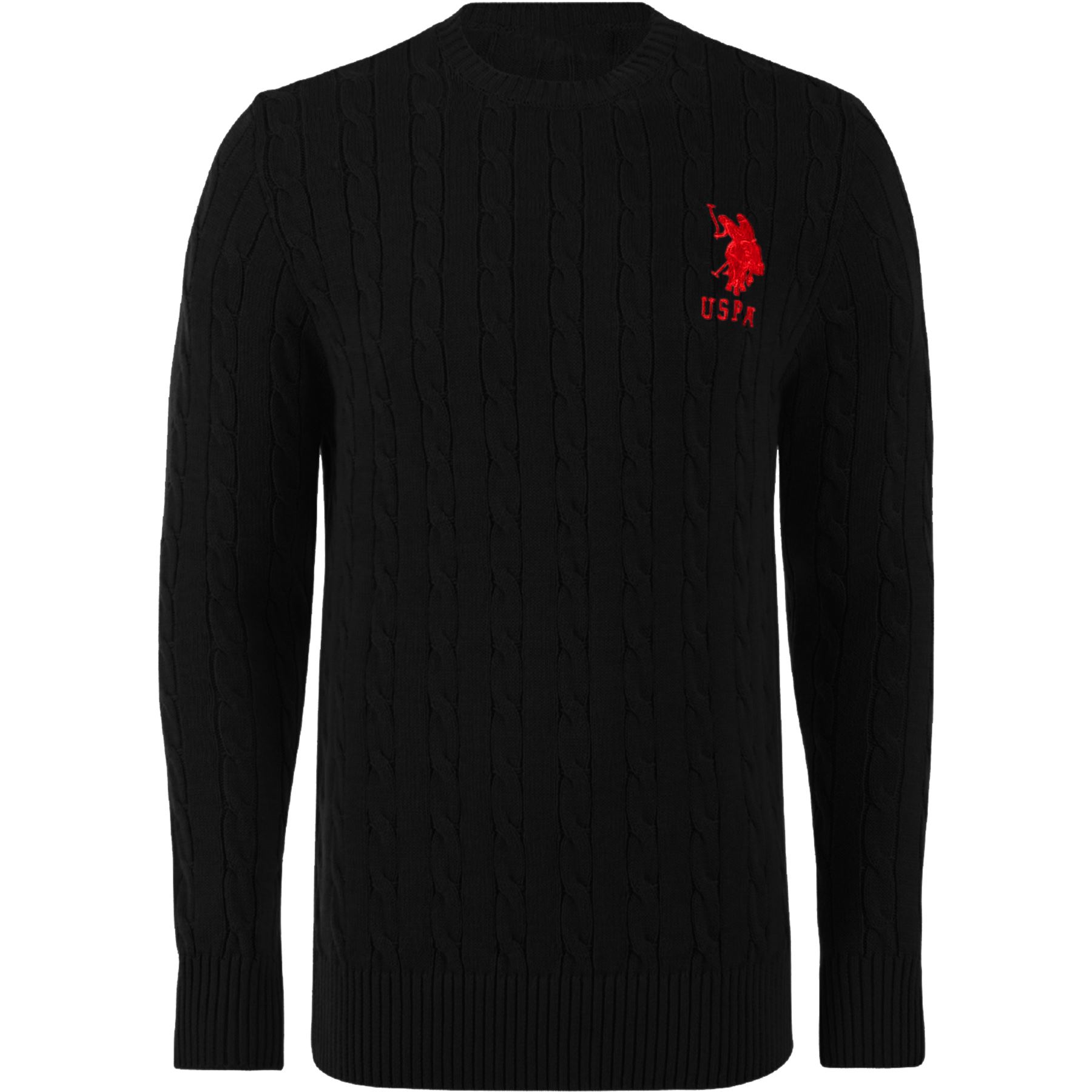 Mens Branded Designer Cable Knit Jumpers Pullover Sweater For Men