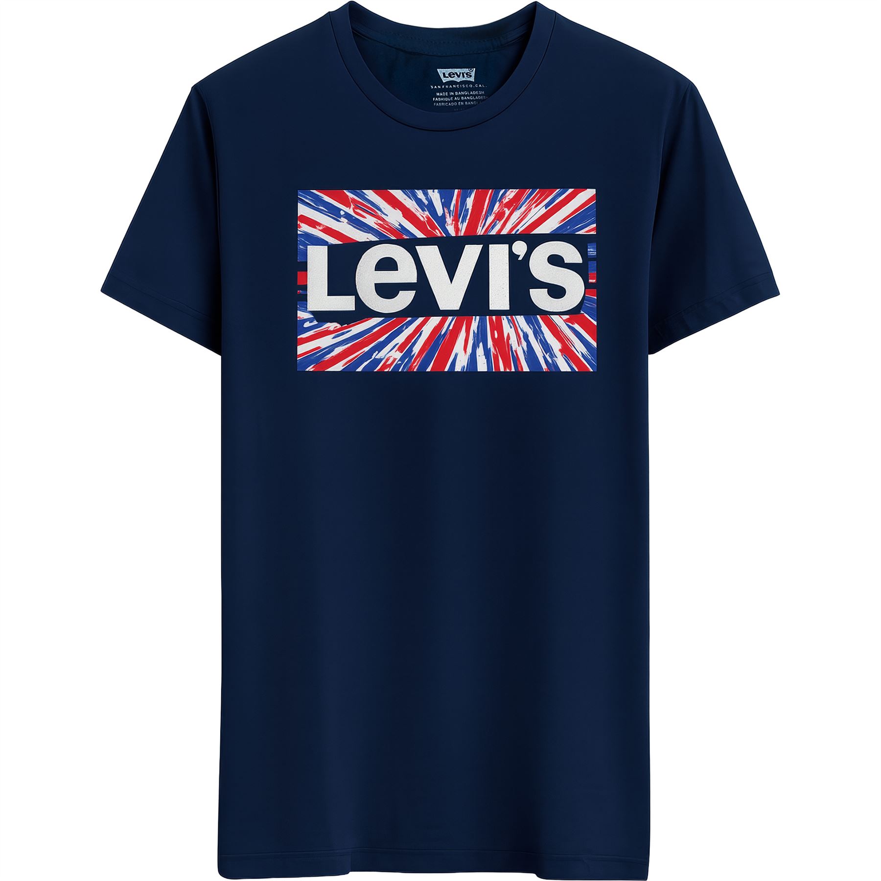 New Mens LEVIS T-Shirt Short Sleeve Shirt Crew Neck Casual Top Tee Size S-XL - Picture 5 of 6