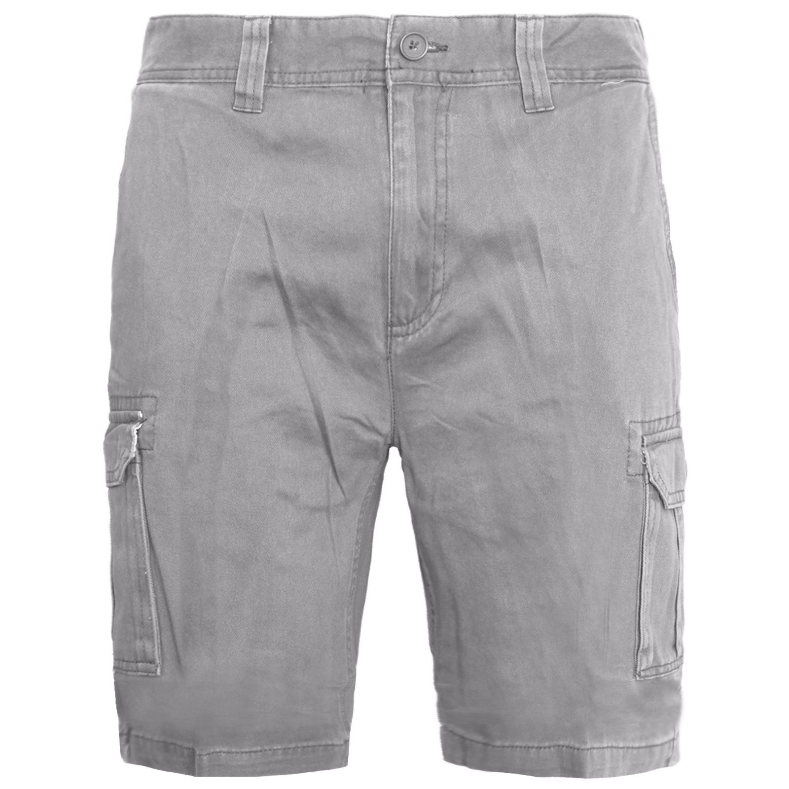 Mens Cargo Combat Chino Shorts Cotton 
