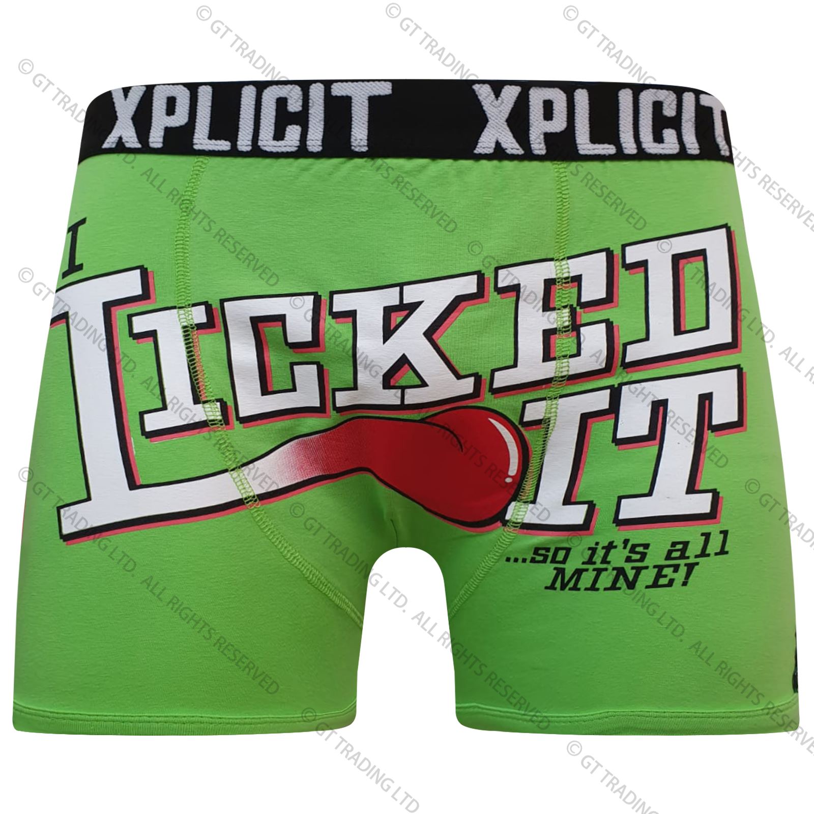 Xplicit Funny Rude Cartoon Print Boxer Shorts Men’s Novelty Trunks Underwear - Picture 6 of 19