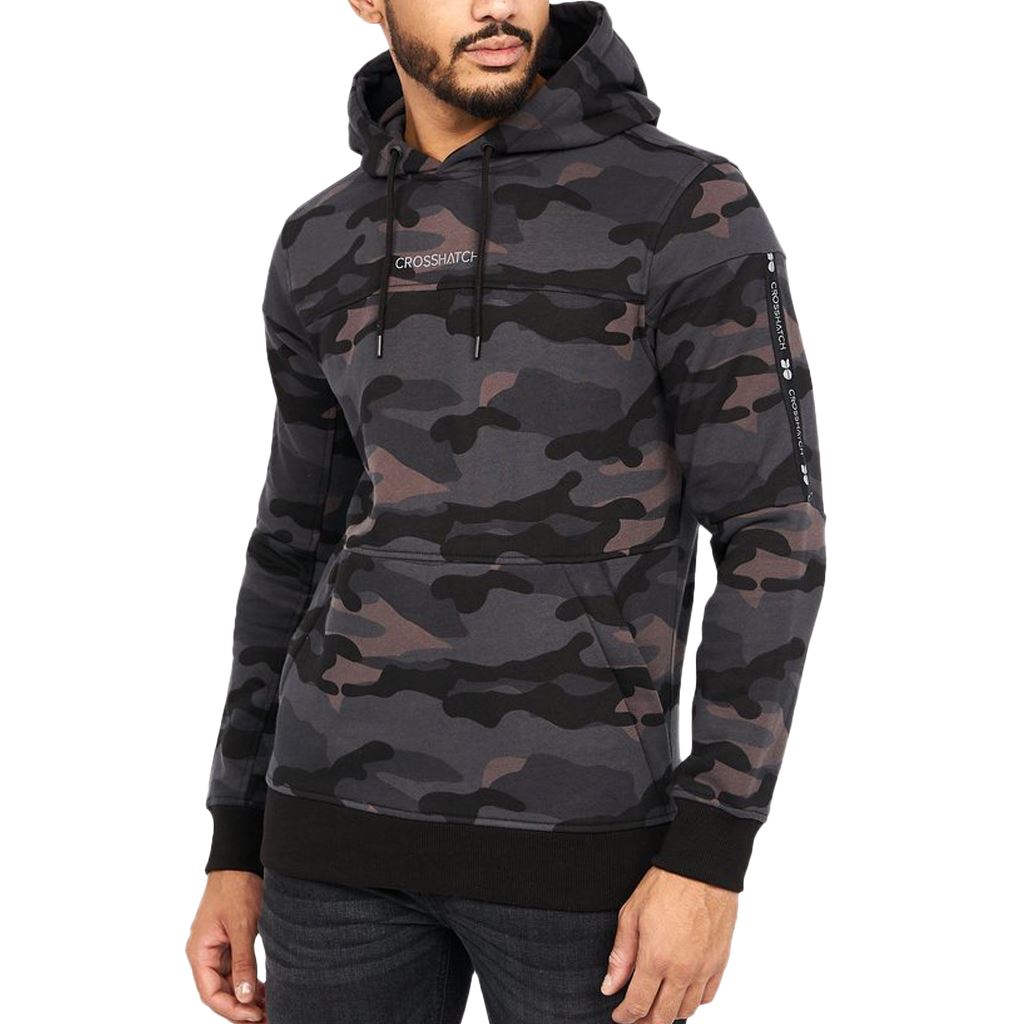 crosshatch camo hoodie