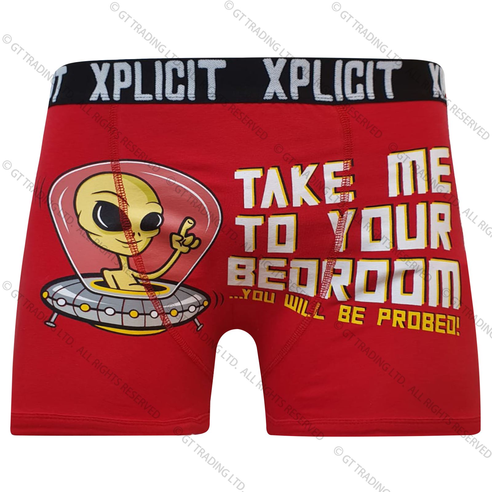 Xplicit Funny Rude Cartoon Print Boxer Shorts Men’s Novelty Trunks Underwear - Picture 13 of 19