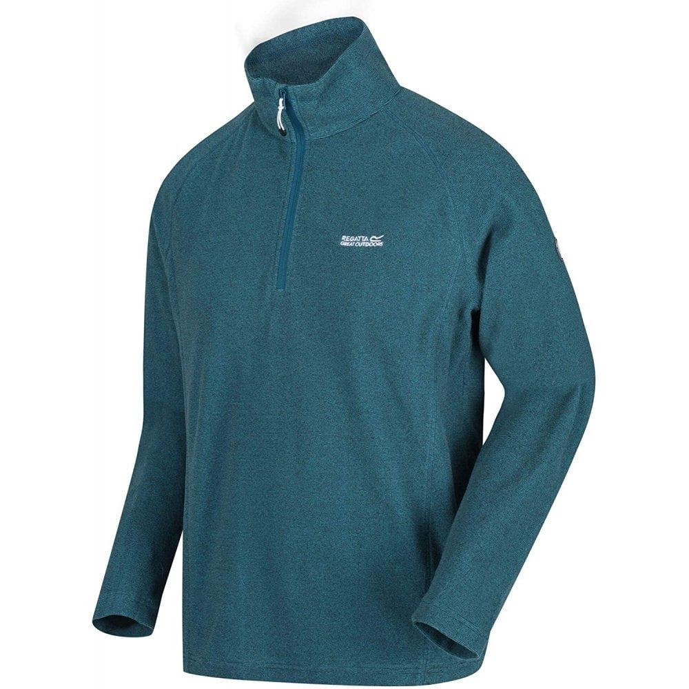 New Regatta Thompson Half Zip Anti Pill Mens Polar Fleece Jacket Warm Outdoor - Picture 5 of 27