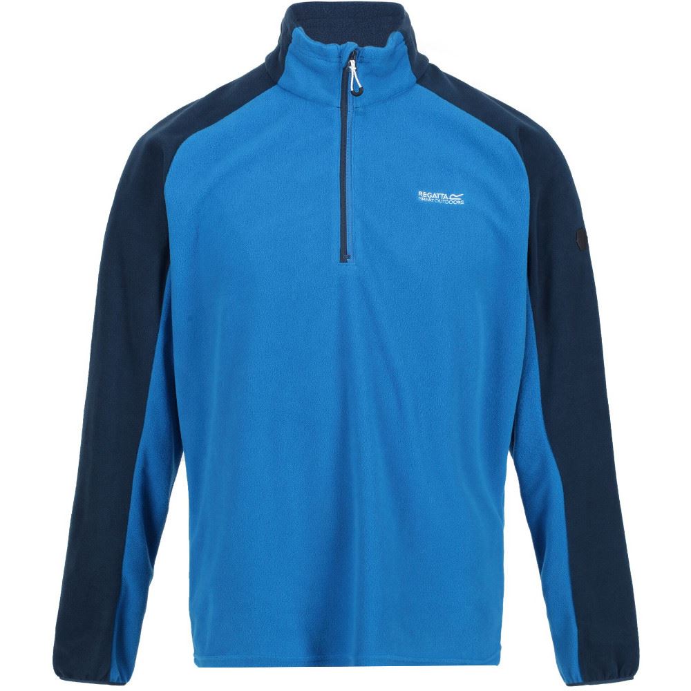 Regatta Mens Montes Fleece Jacket Half Zip Up Lightweight Micro Jumper Pullover - Picture 24 of 24