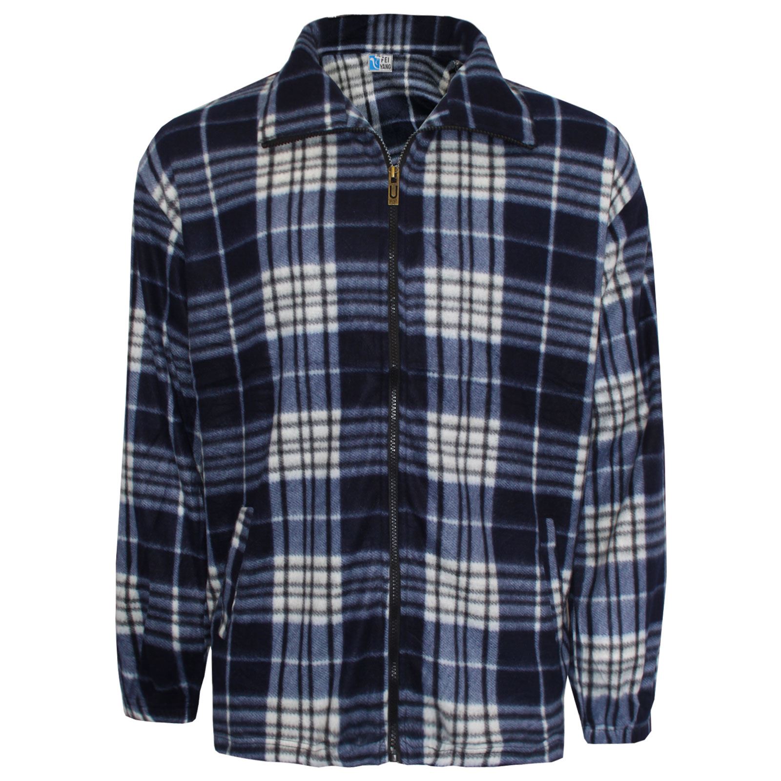 zip up flannel shirt