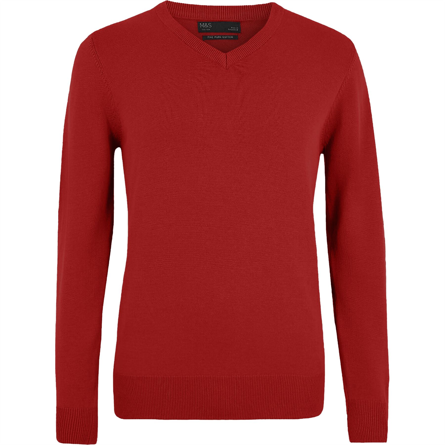 Marks Spencer Mens V Neck Jumper M S Pure Cotton Knitted Sweater marks-spencer-mens-v-neck-jumper-m-s-pure-cotton-knitted-sweater