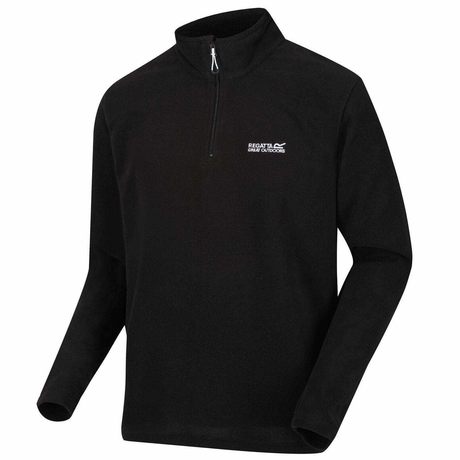 New Regatta Thompson Half Zip Anti Pill Mens Polar Fleece Jacket Warm Outdoor - Picture 2 of 27