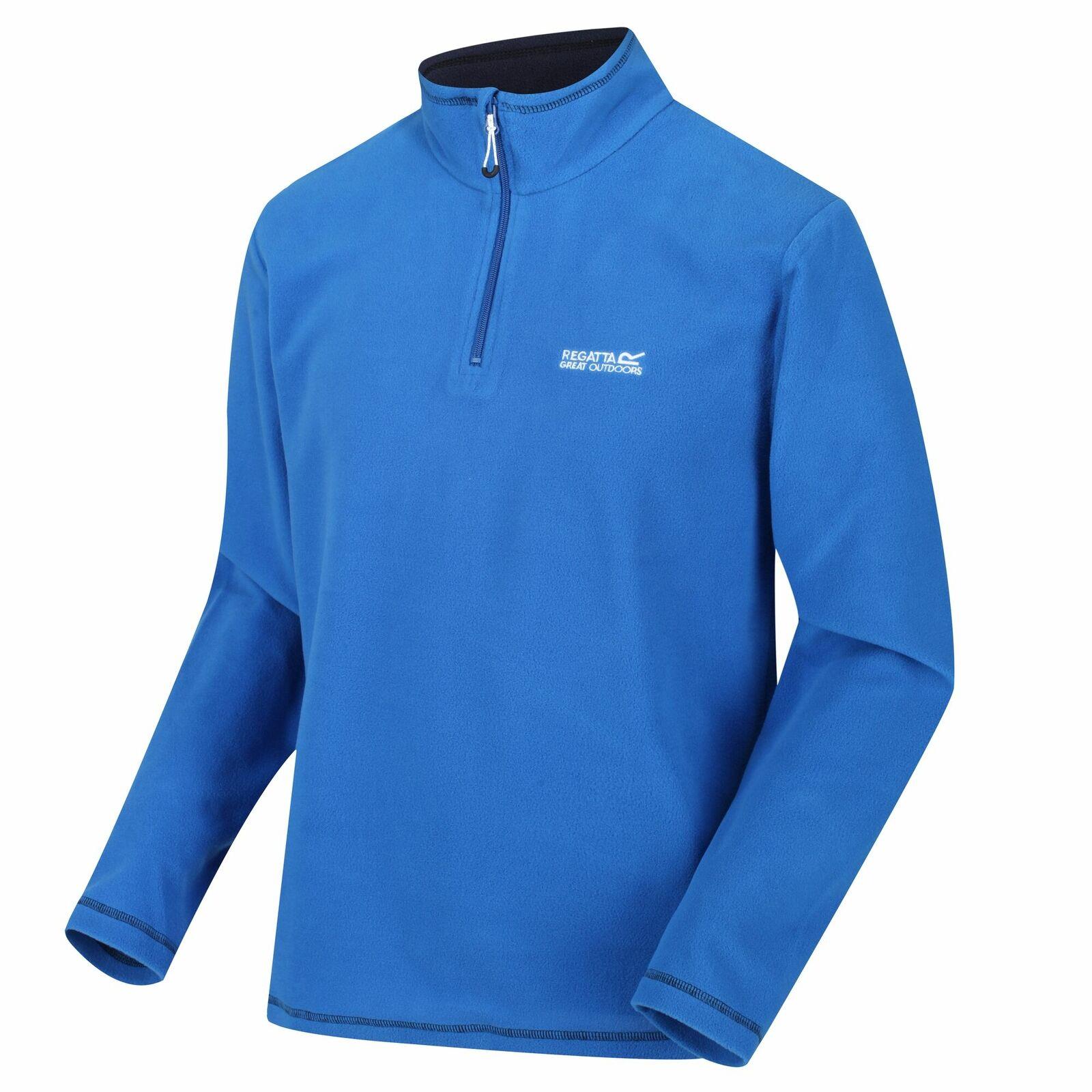 New Regatta Thompson Half Zip Anti Pill Mens Polar Fleece Jacket Warm Outdoor - Picture 12 of 27